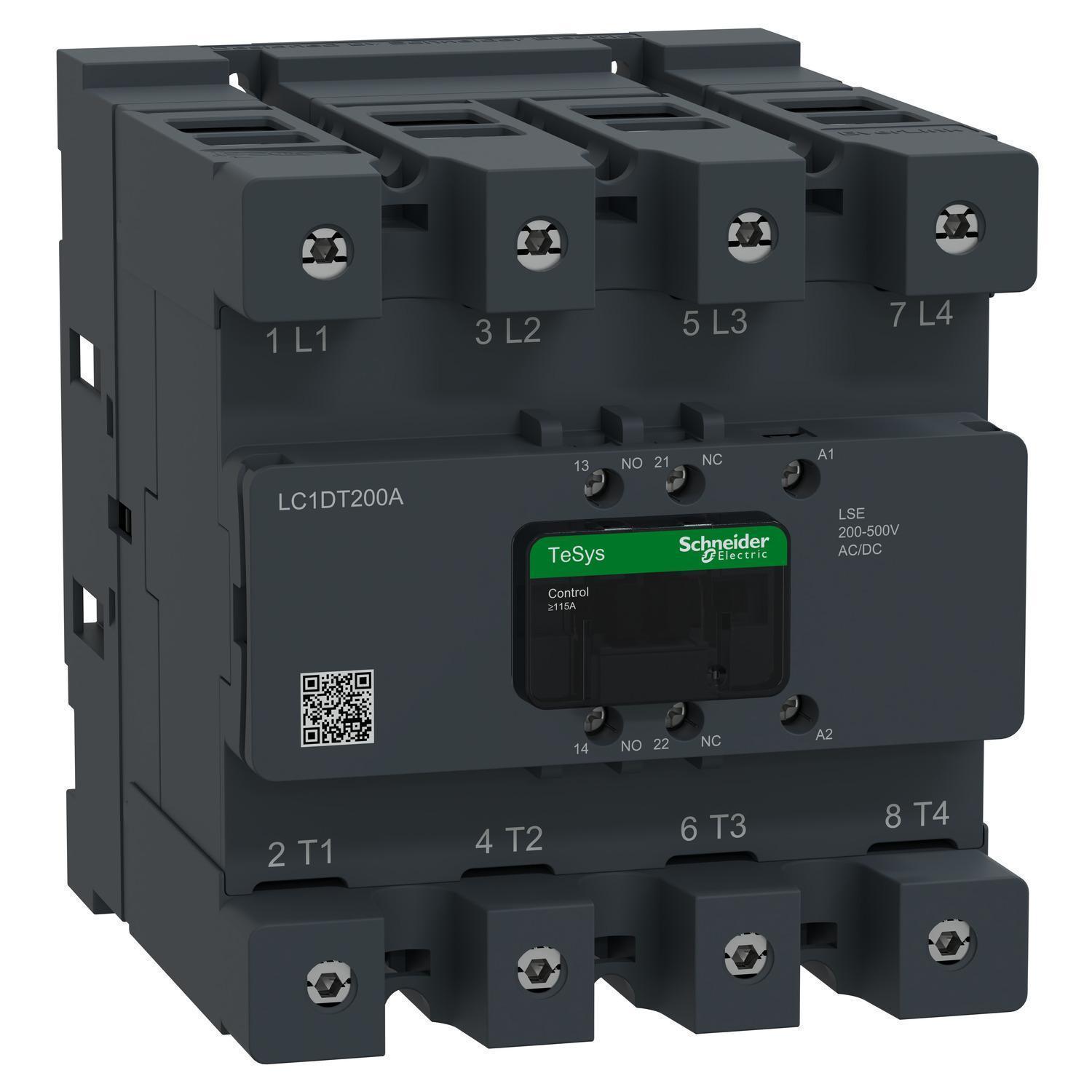 Schneider Electric LC1DT200ALSE NEMA & IEC Contactors