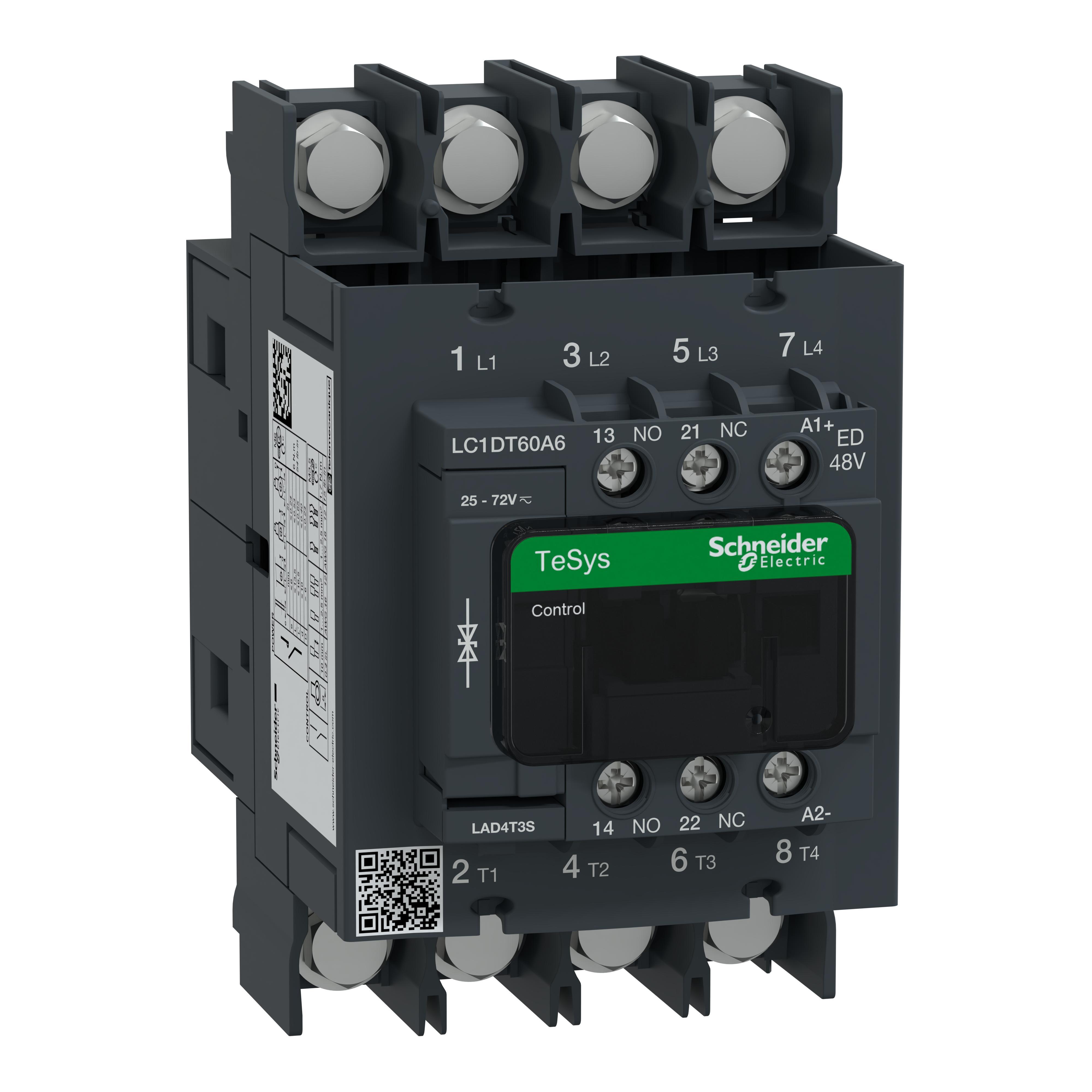 Schneider Electric LC1DT80A6F7 NEMA & IEC Contactors