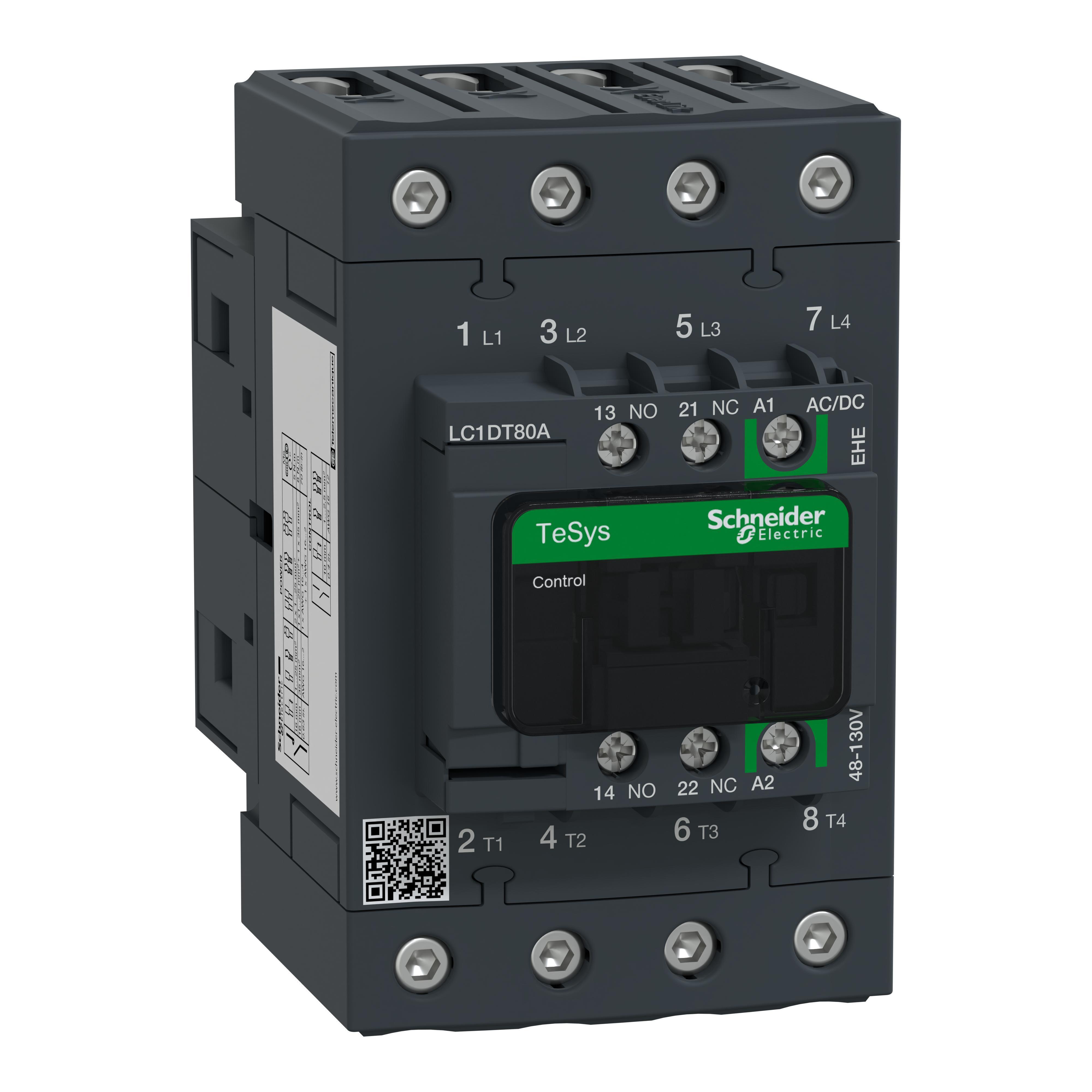 Schneider Electric LC1DT80AEHE NEMA & IEC Contactors