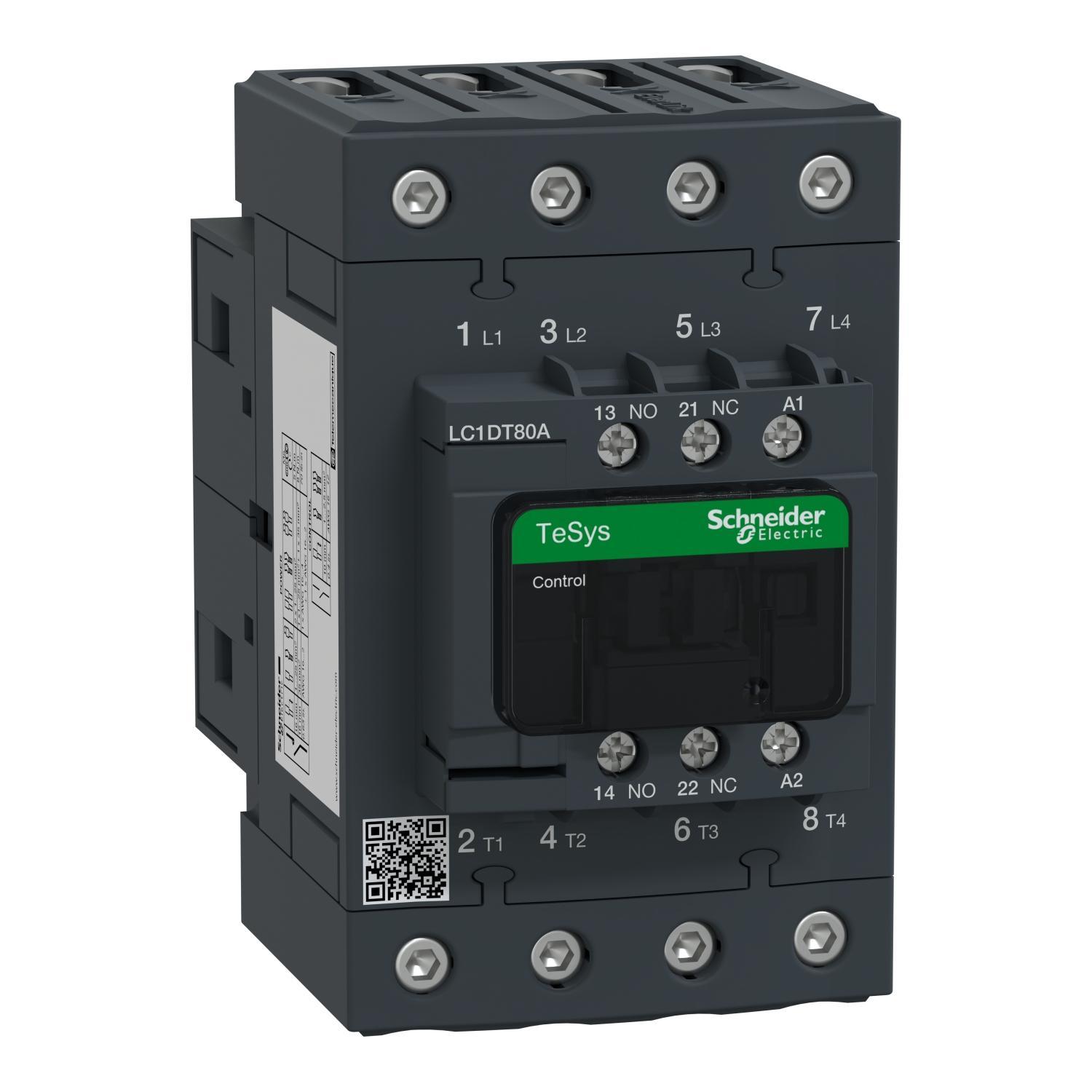 Schneider Electric LC1DT80AP7 NEMA & IEC Contactors