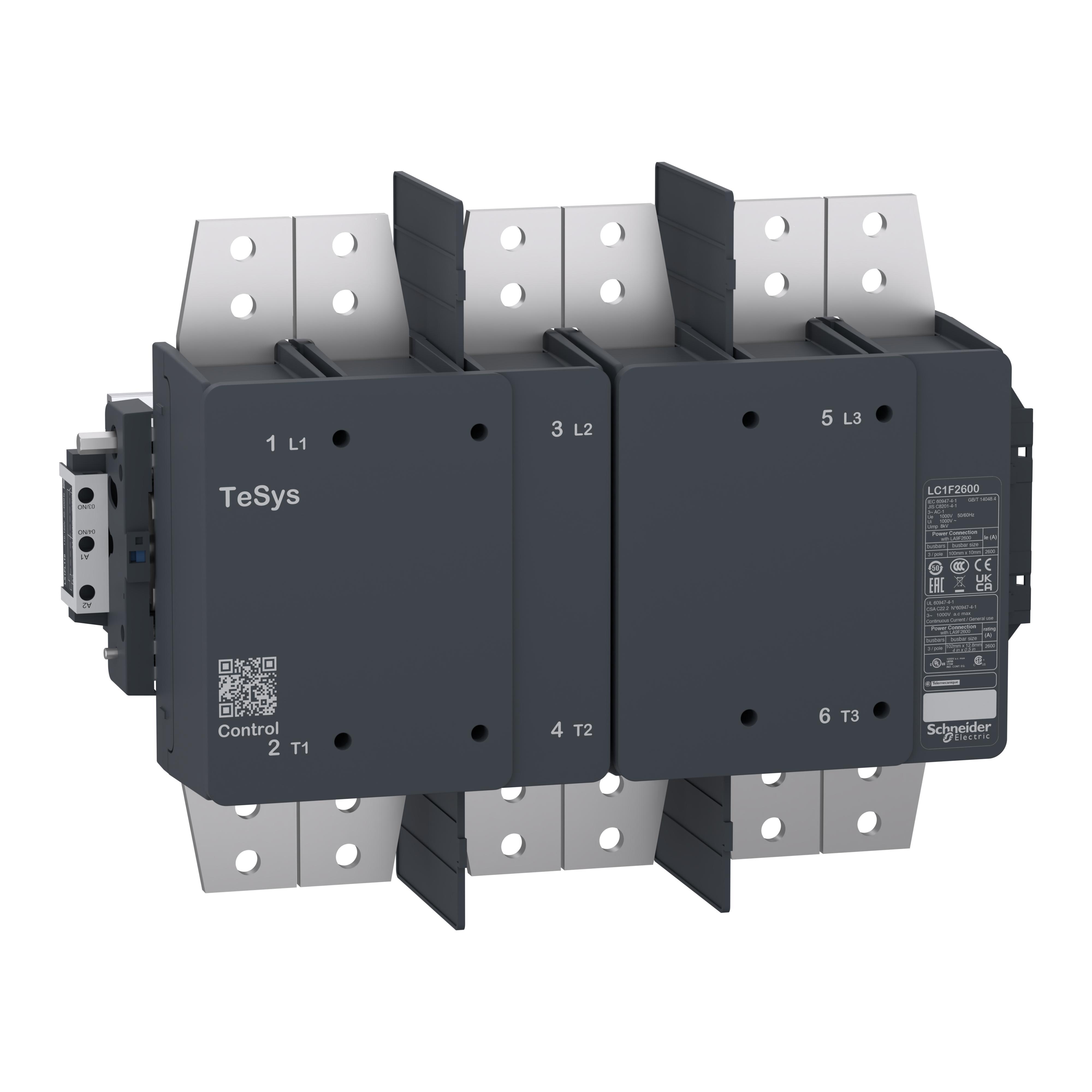 Schneider Electric LC1F2600 NEMA & IEC Contactors