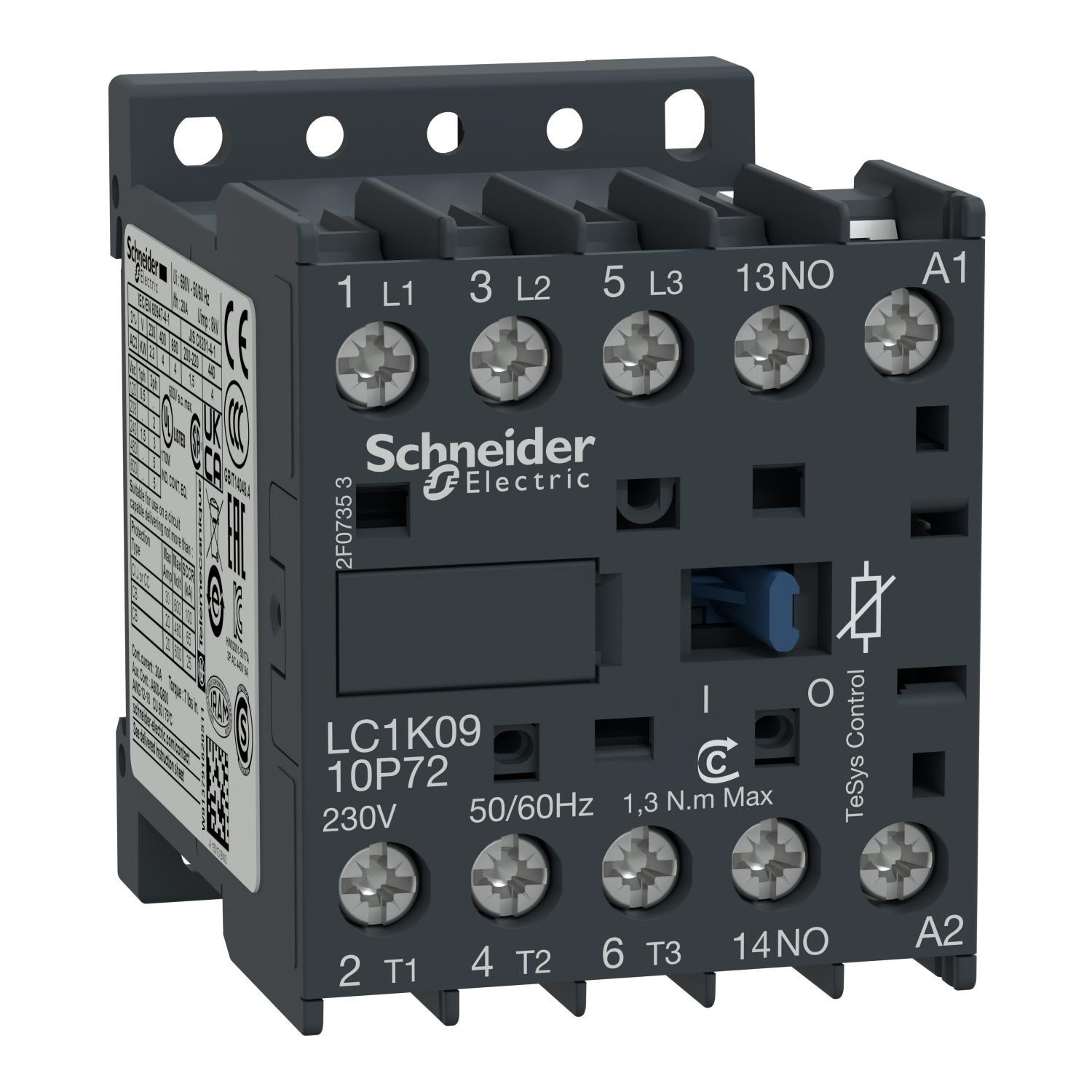 Schneider Electric LC1K0910M72 NEMA & IEC Contactors
