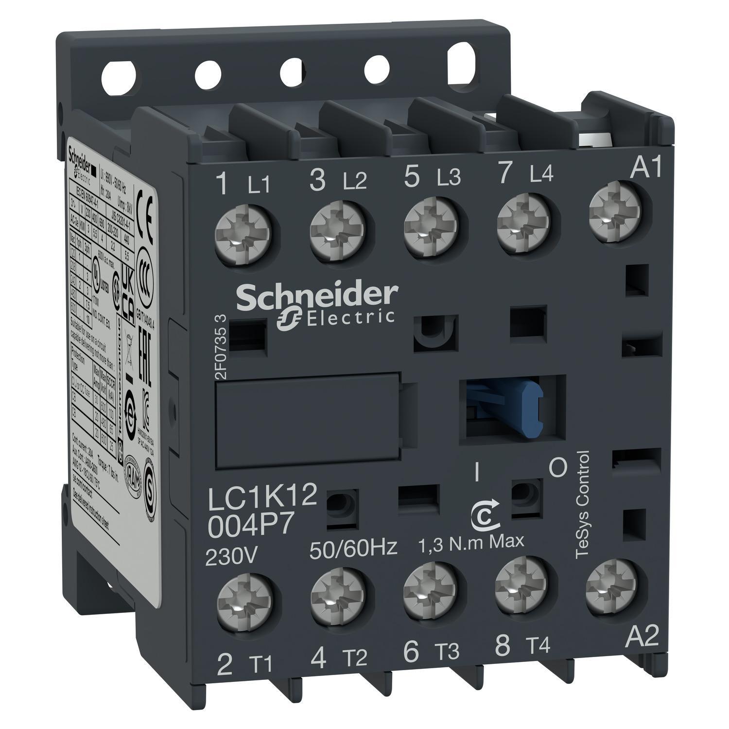 Schneider Electric LC1K12004B7 NEMA & IEC Contactors