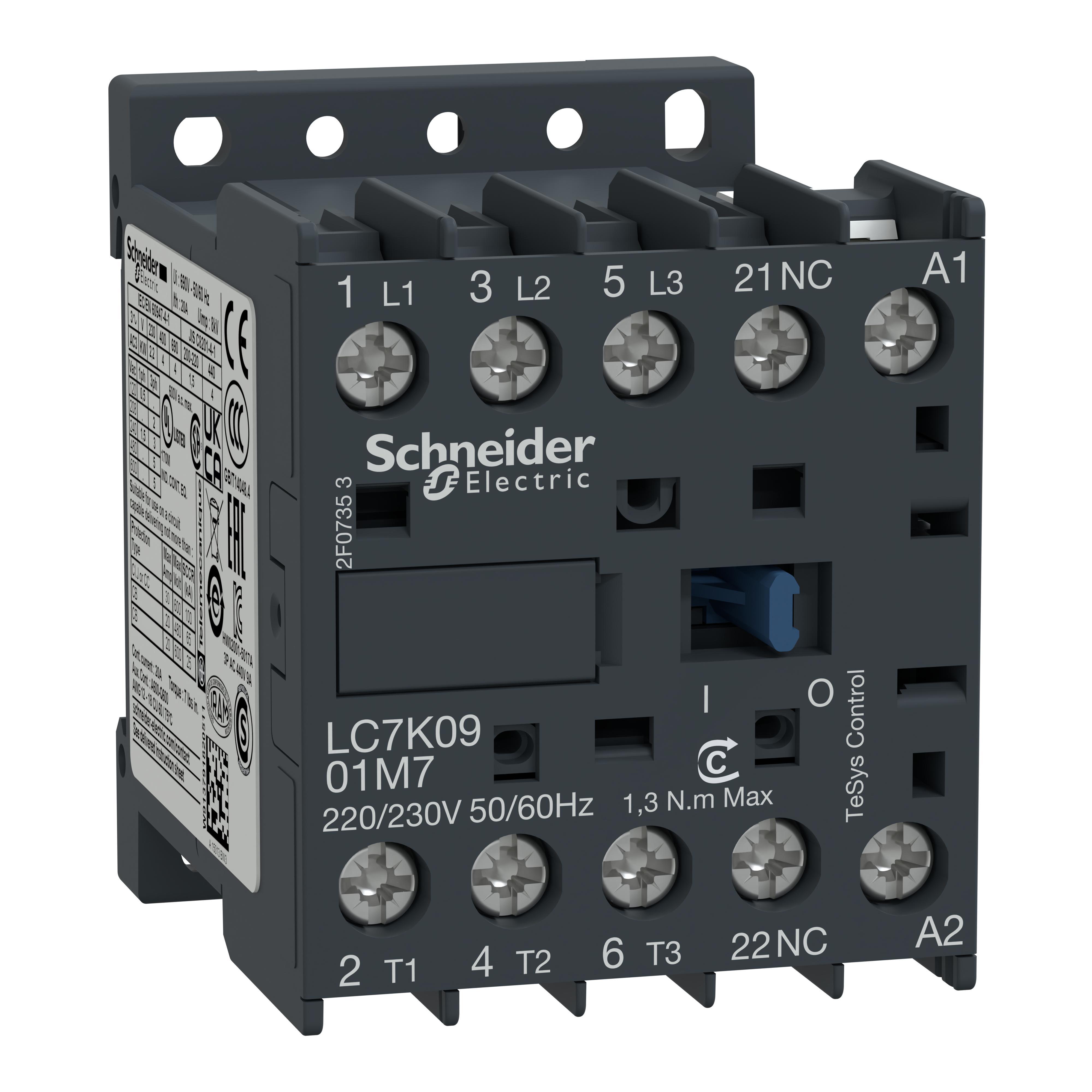 Schneider Electric LC7K0901M7 NEMA & IEC Contactors