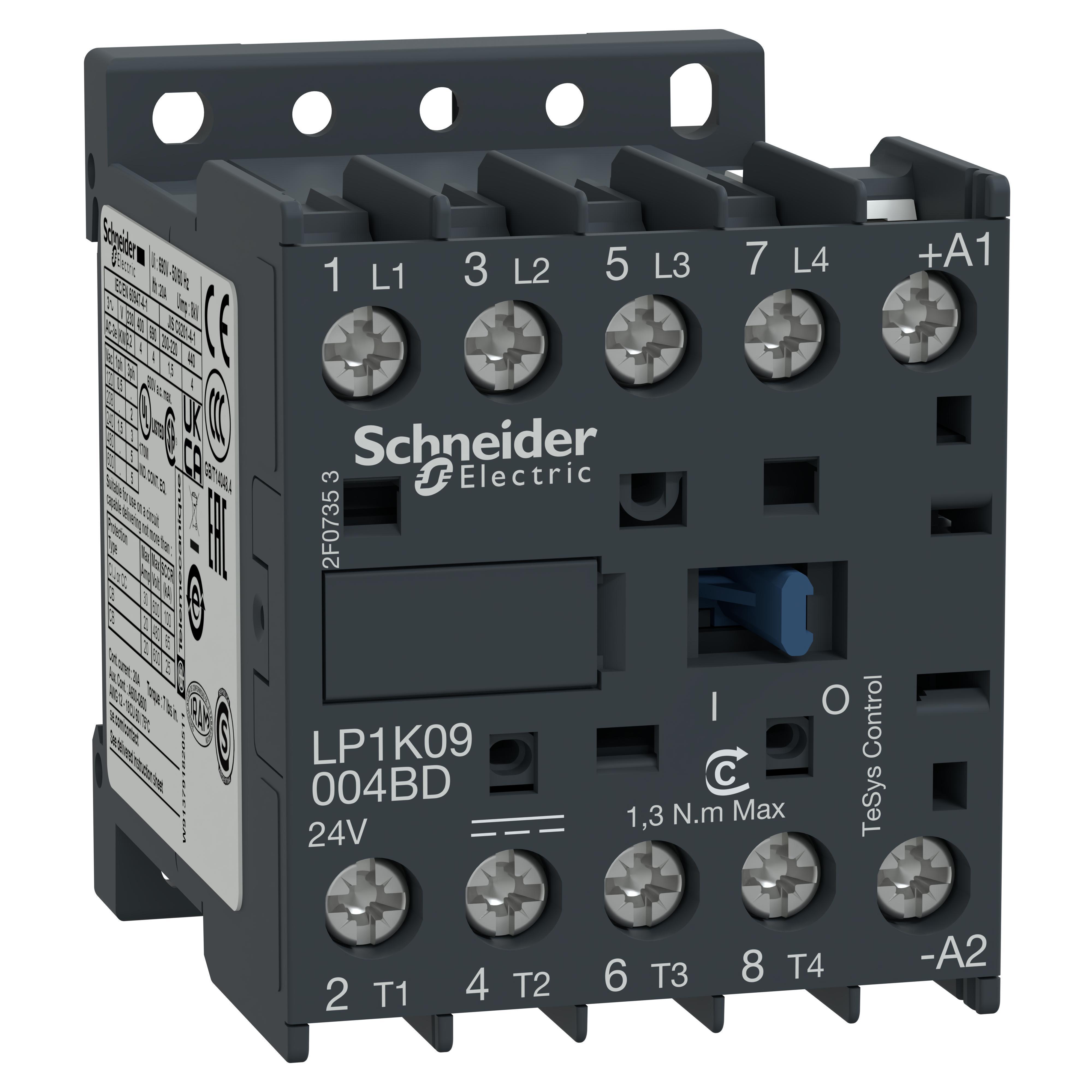 Schneider Electric LP1K09004JD NEMA & IEC Contactors