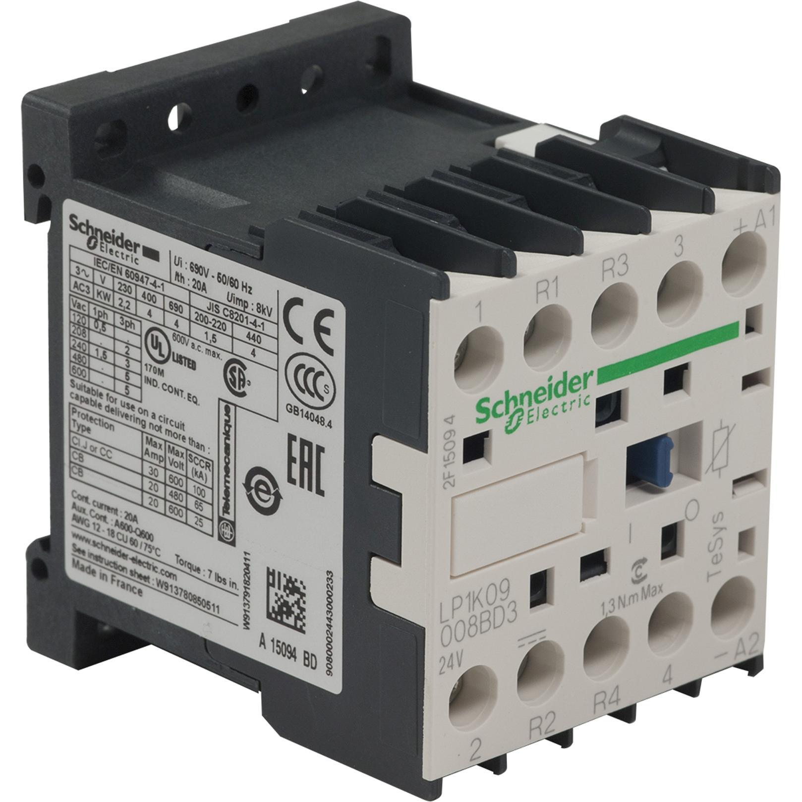 Schneider Electric LP1K09008BD3 NEMA & IEC Contactors