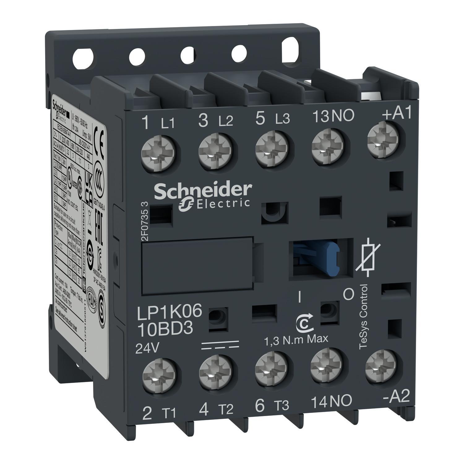 Schneider Electric LP1K0610BD3 NEMA & IEC Contactors