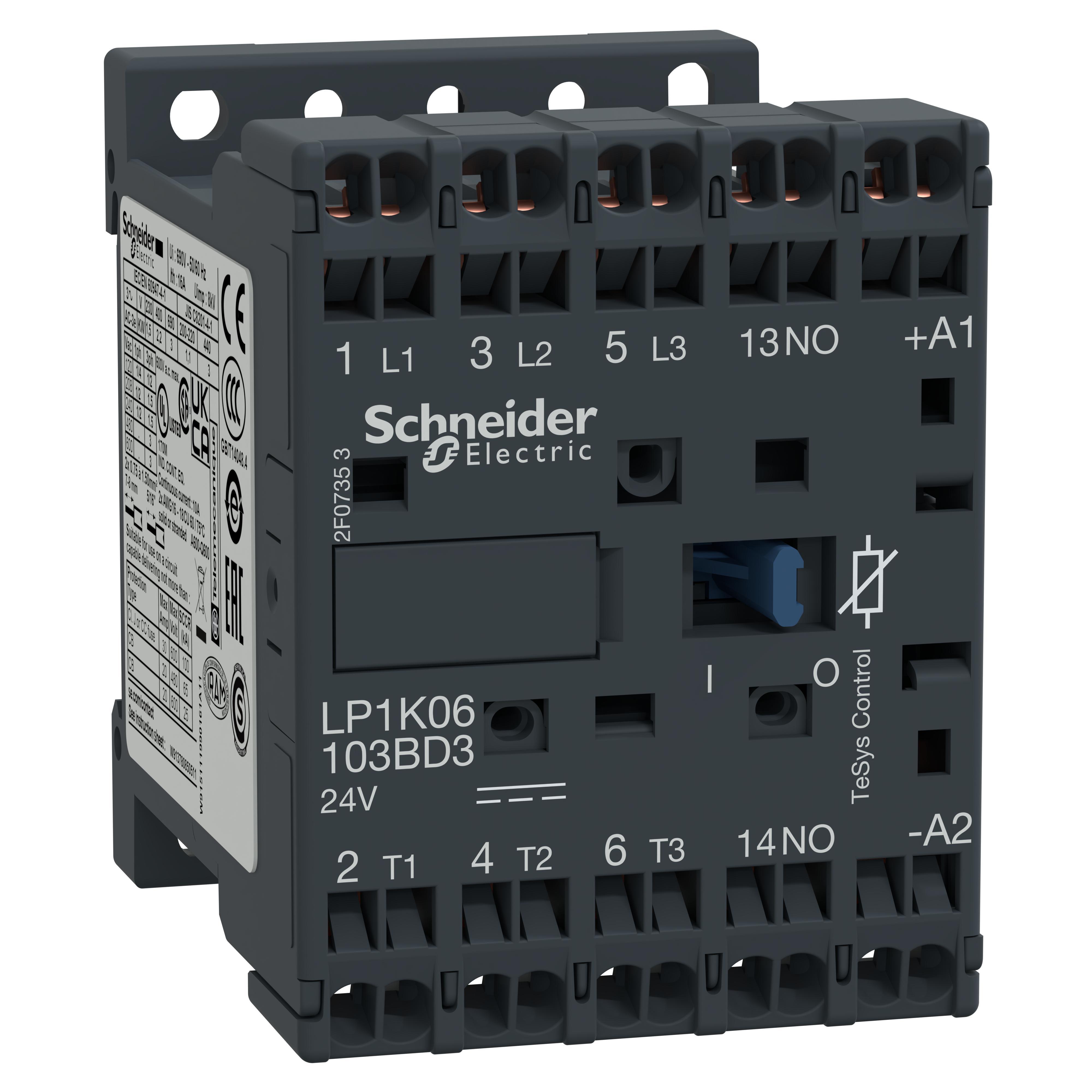 Schneider Electric LP1K12103BD3 NEMA & IEC Contactors