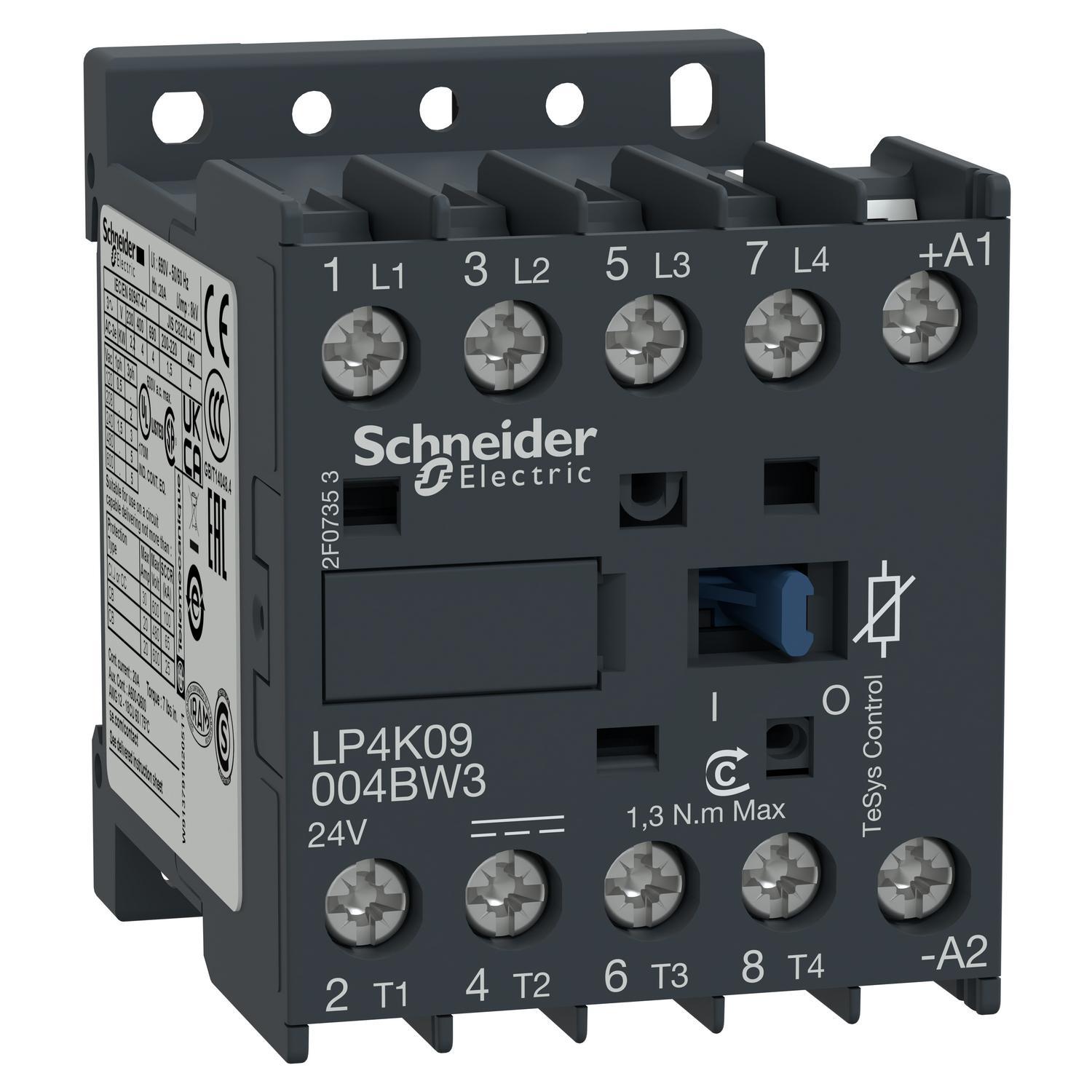 Schneider Electric LP4K09004BW3 NEMA & IEC Contactors