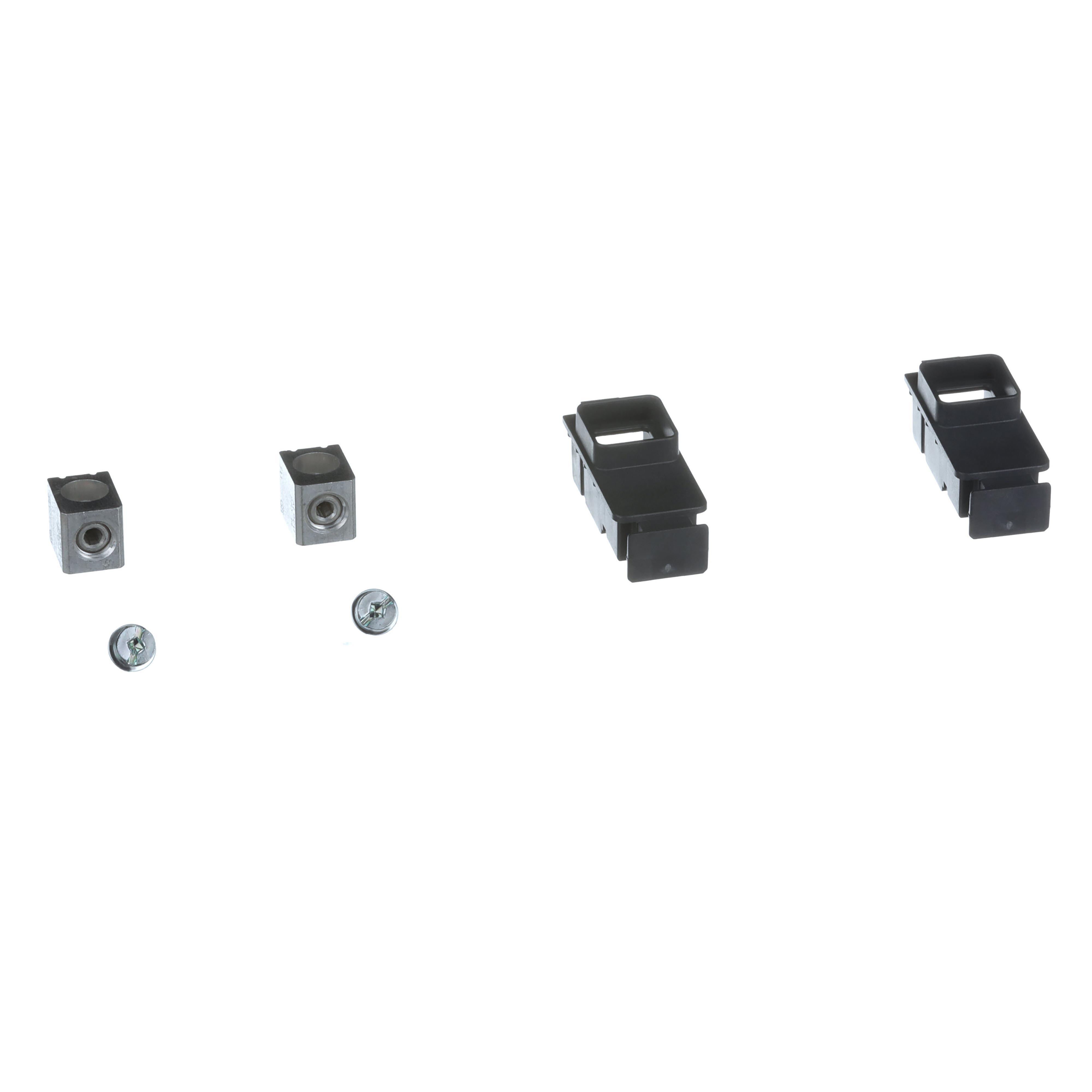 Square D™ LV426966 Mechanical Lug Connector, 14 to 2/0 AWG, Fixed Mount, For Use With Compact™ NSXm, PowerPact™ B-Frame 15 to 125 A 2-Pole Molded Case Circuit Breaker