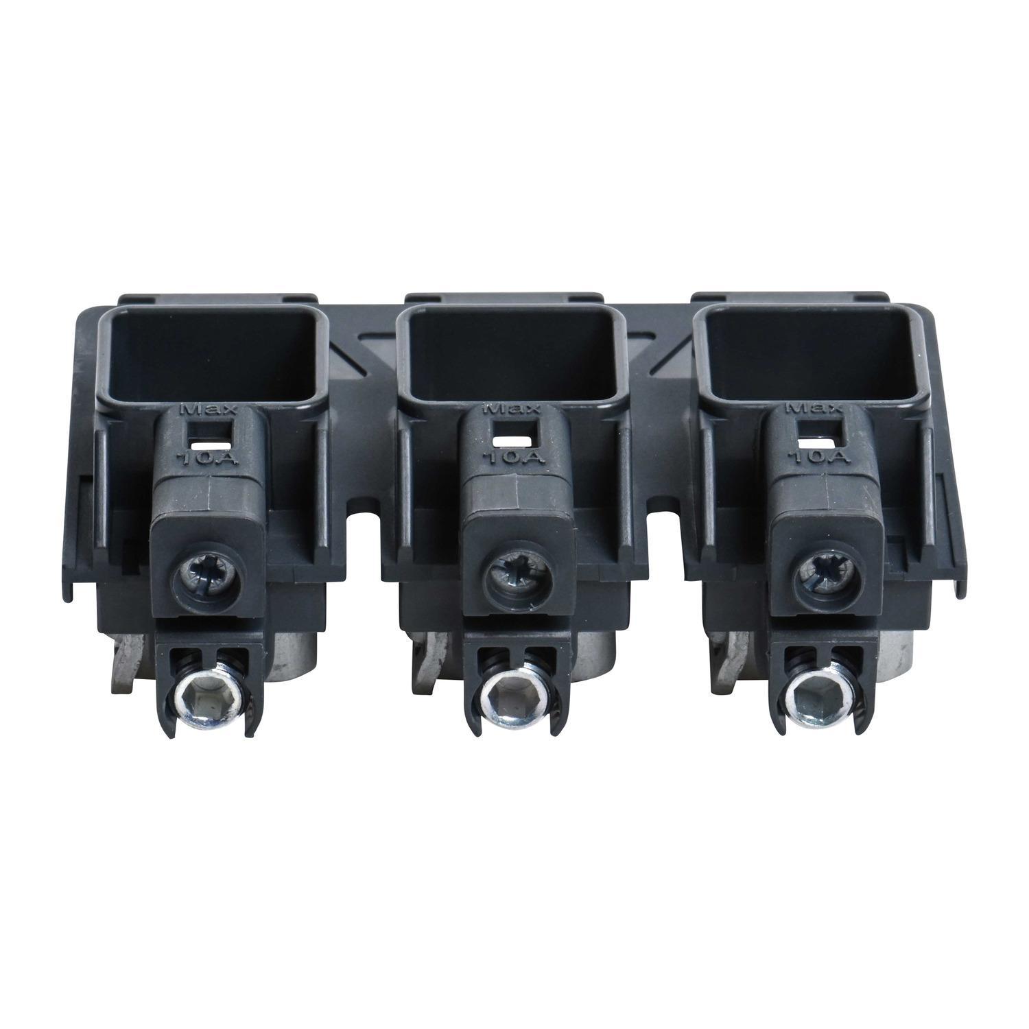 Schneider Electric Square D™ EverLink™ LV426974 Lug Connector Kit With Control Wire Terminal, 14 to 3/0 AWG Solid Stranded, 6 to 2/0 AWG Fine Stranded, For Use With PowerPact™ B Frame 15 to 125 A 3-Pole Molded Case Circuit Breaker