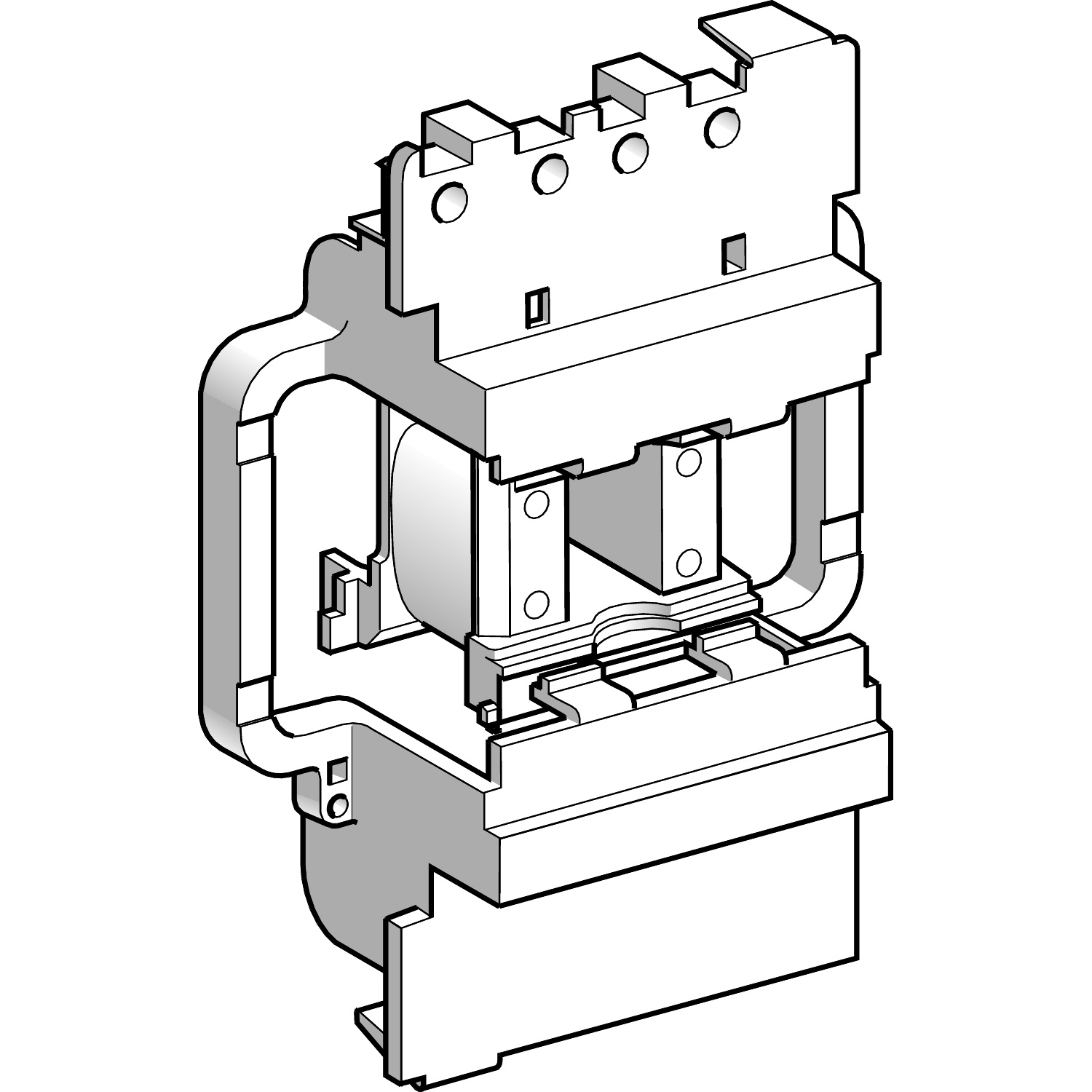 Schneider Electric LX1D8Q7 Motor Control Coils