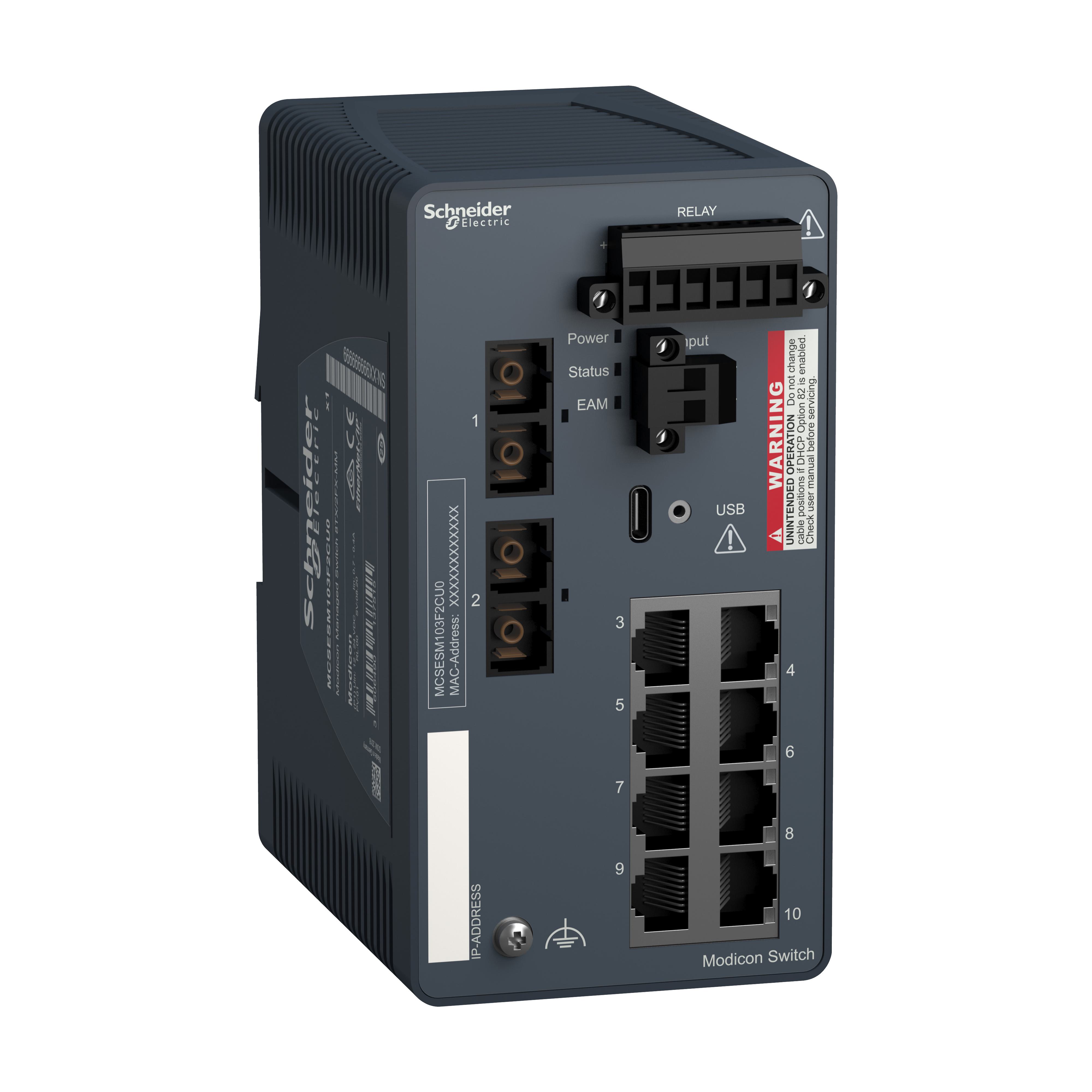 Schneider Electric MCSESM103F2CU0 Network Switches