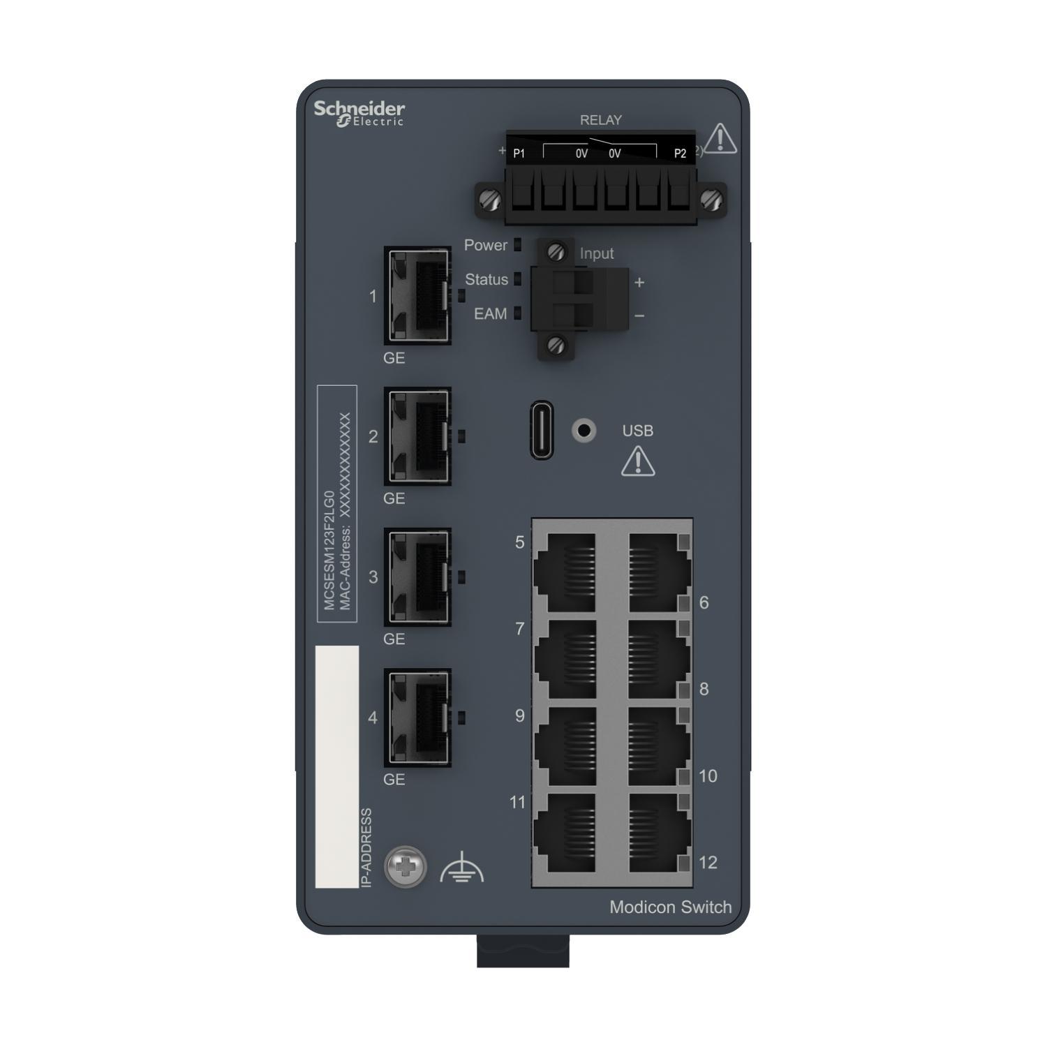 Schneider Electric MCSESM123F2LG0 Network Switches