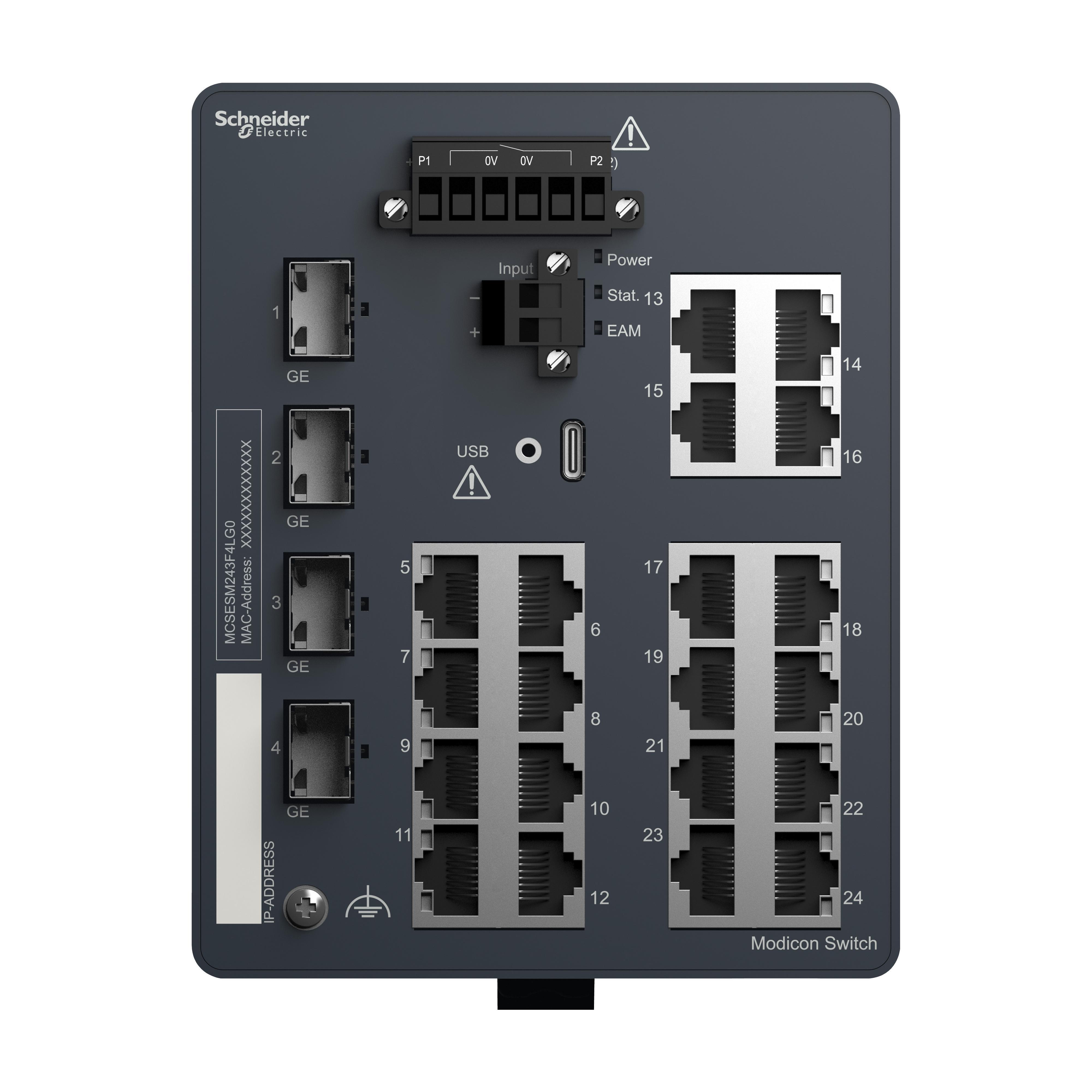 Schneider Electric MCSESM243F4LG0 Network Switch Modules