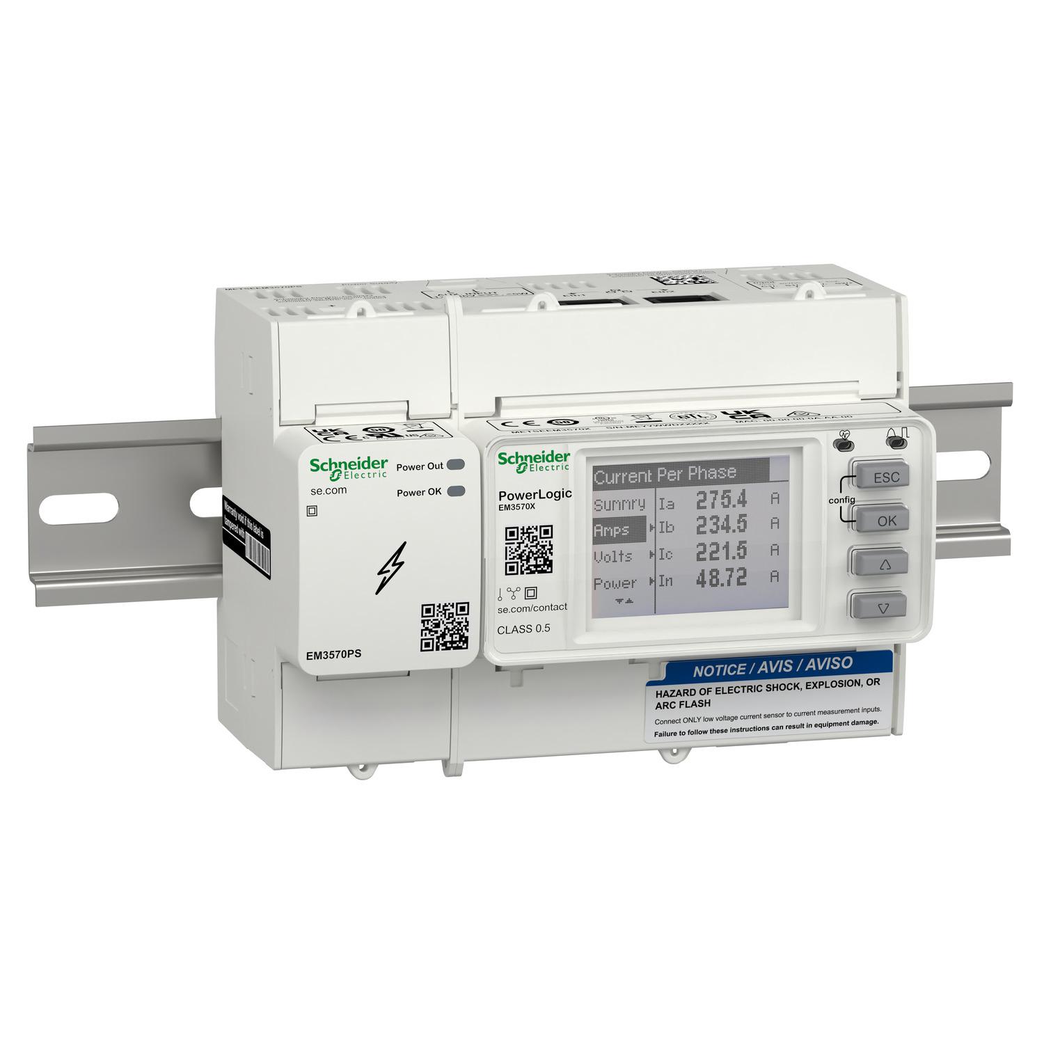Schneider Electric METSEEM3570 Monitoring Meter Assemblies