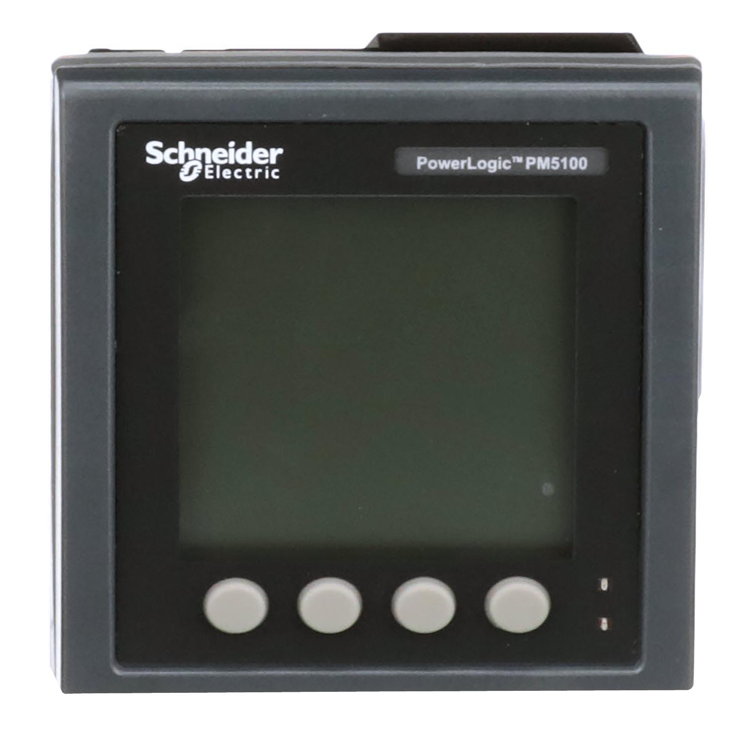 Schneider Electric PowerLogic™ METSEPM5110 PM5000 Basic Power Meter, 100 to 415 V AC/125 to 250 V DC, 1/5 A, 50/60 Hz, 10 VA Power Rating, 0.3 mOhm