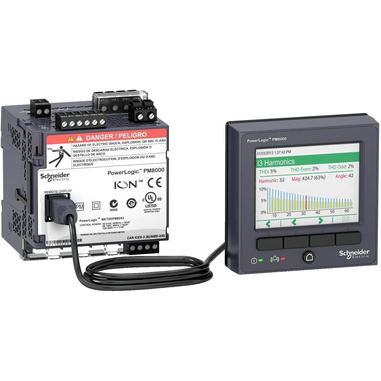 Schneider Electric METSEPM8214 Monitoring Meter Assemblies