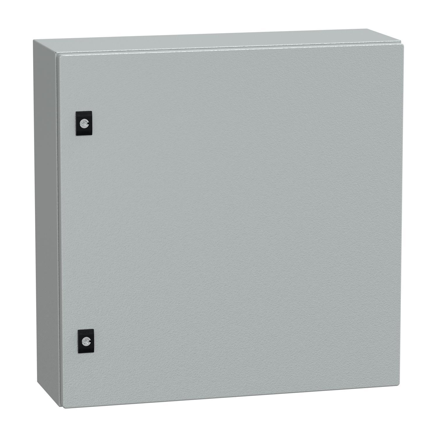 Schneider Electric NSYCRN66200 NSYCRN Compact Enclosure, 600 mm W x 200 mm D x 600 mm H, NEMA 1/2/3/3R/4/5/12/13 NEMA Rating, Steel