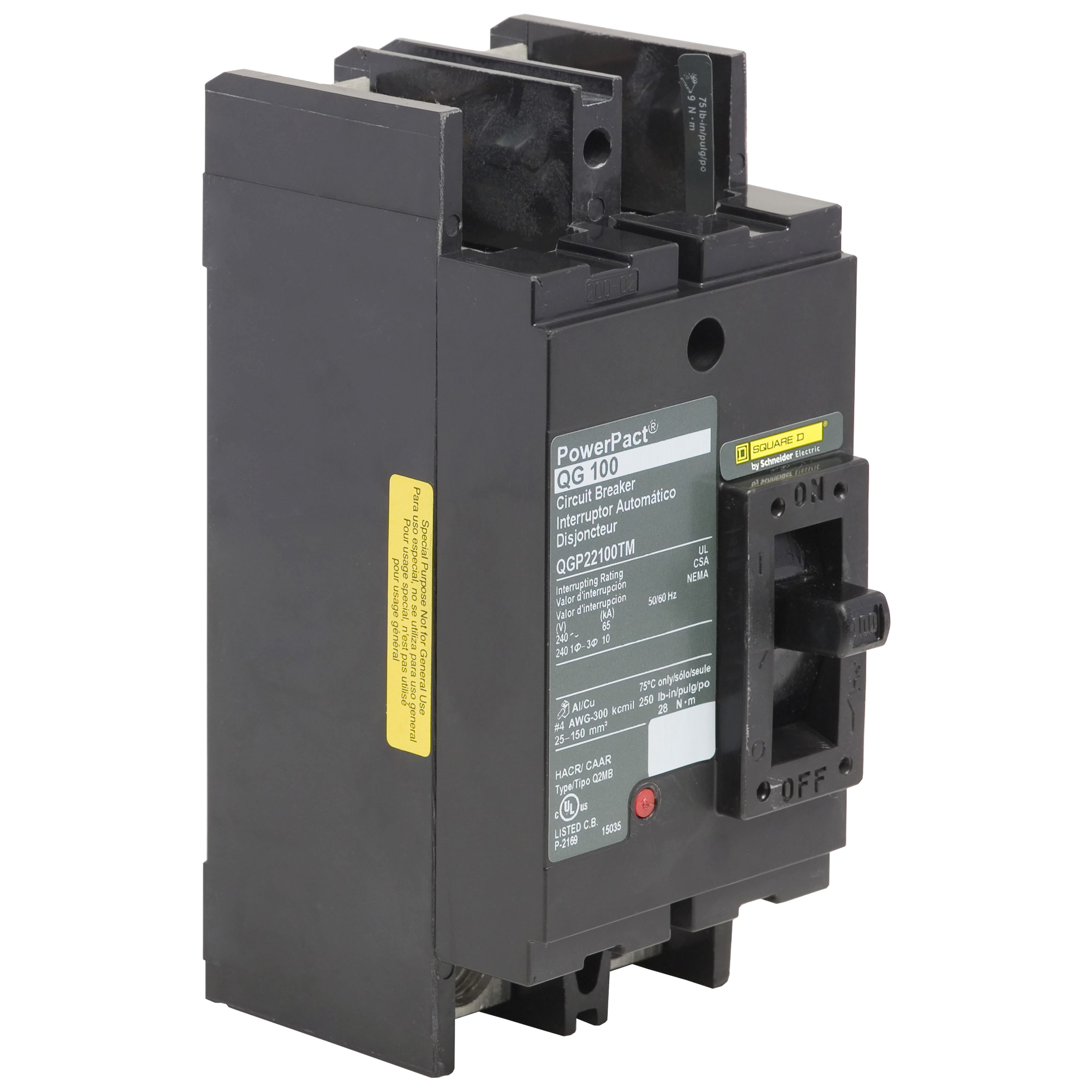 Square D™ QJP22175TM Molded Case Circuit Breakers