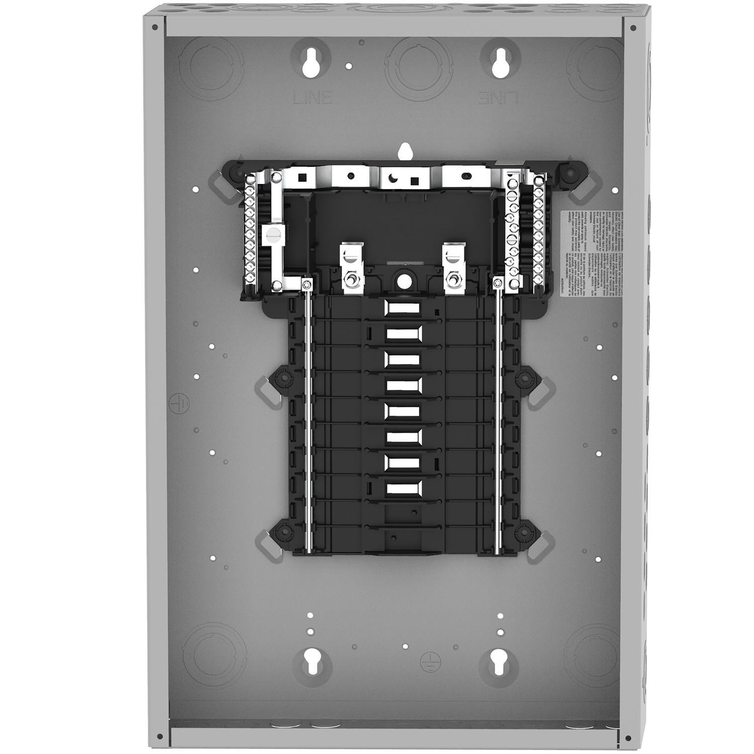 Schneider Electric Square D™ QO™ QO116L125PG 1-Phase 3-Wire Convertible Main Lug Neutral Load Center, 120/240 V AC, 125 A, 65 kA Interrupt