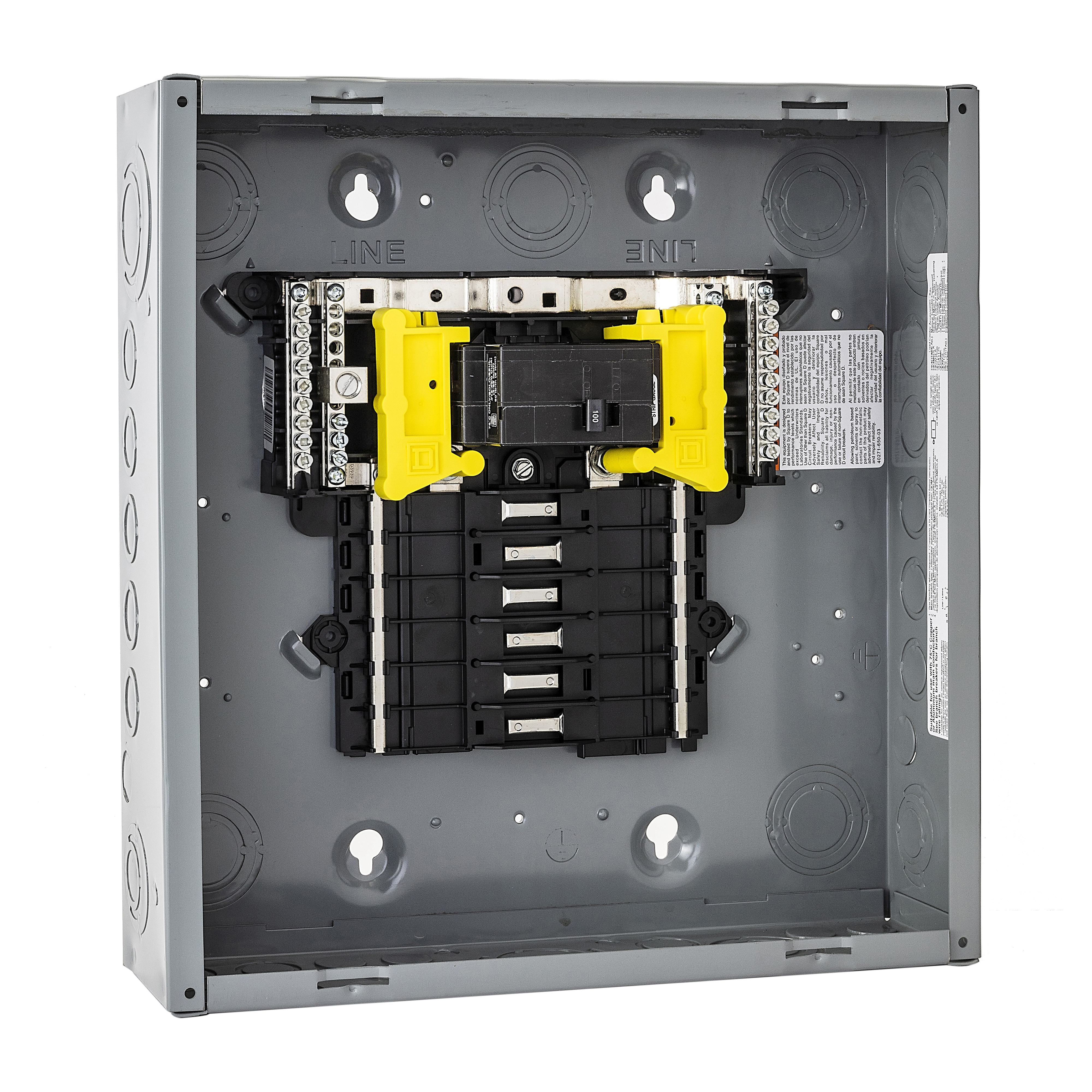 Schneider Electric Square D™ QO™ QO116M100P 1-Phase 3-Wire Convertible Main Neutral Load Center, 120/240 V AC, 100 A, 22 kA Interrupt