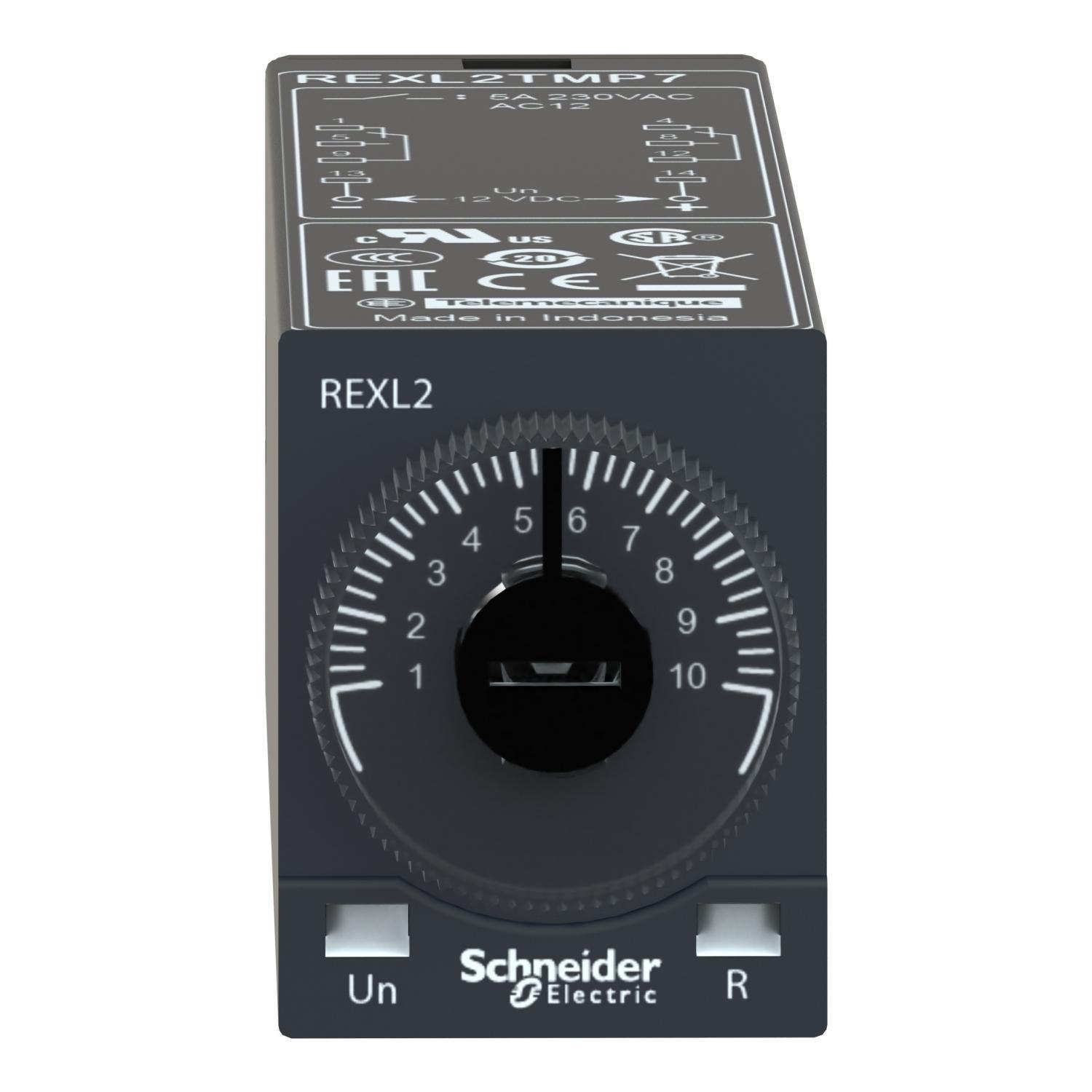 Schneider Electric REXL2TMF7 Timing Relays - Selectable Mode Operation