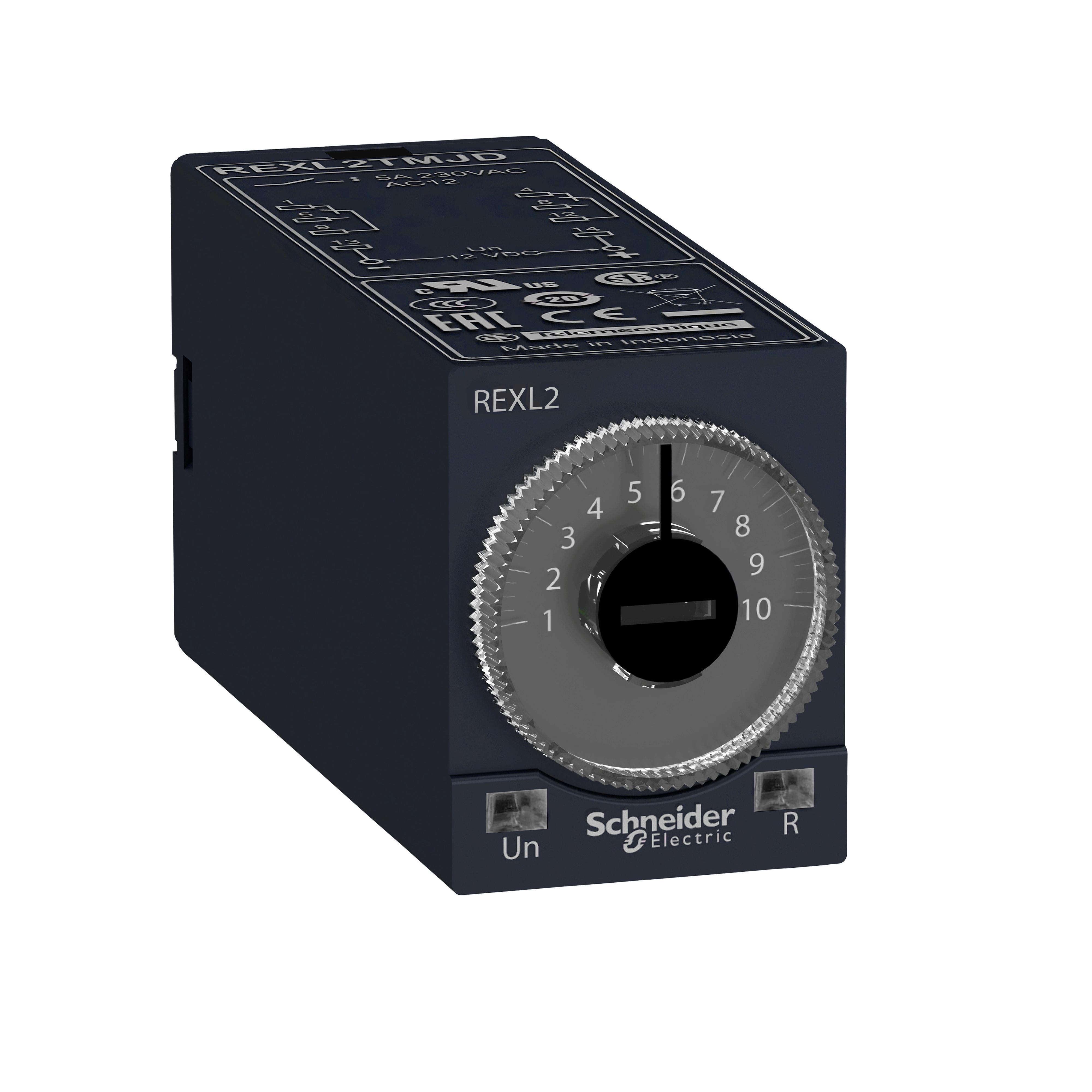 Schneider Electric REXL2TMJD Timing Relays - Selectable Mode Operation