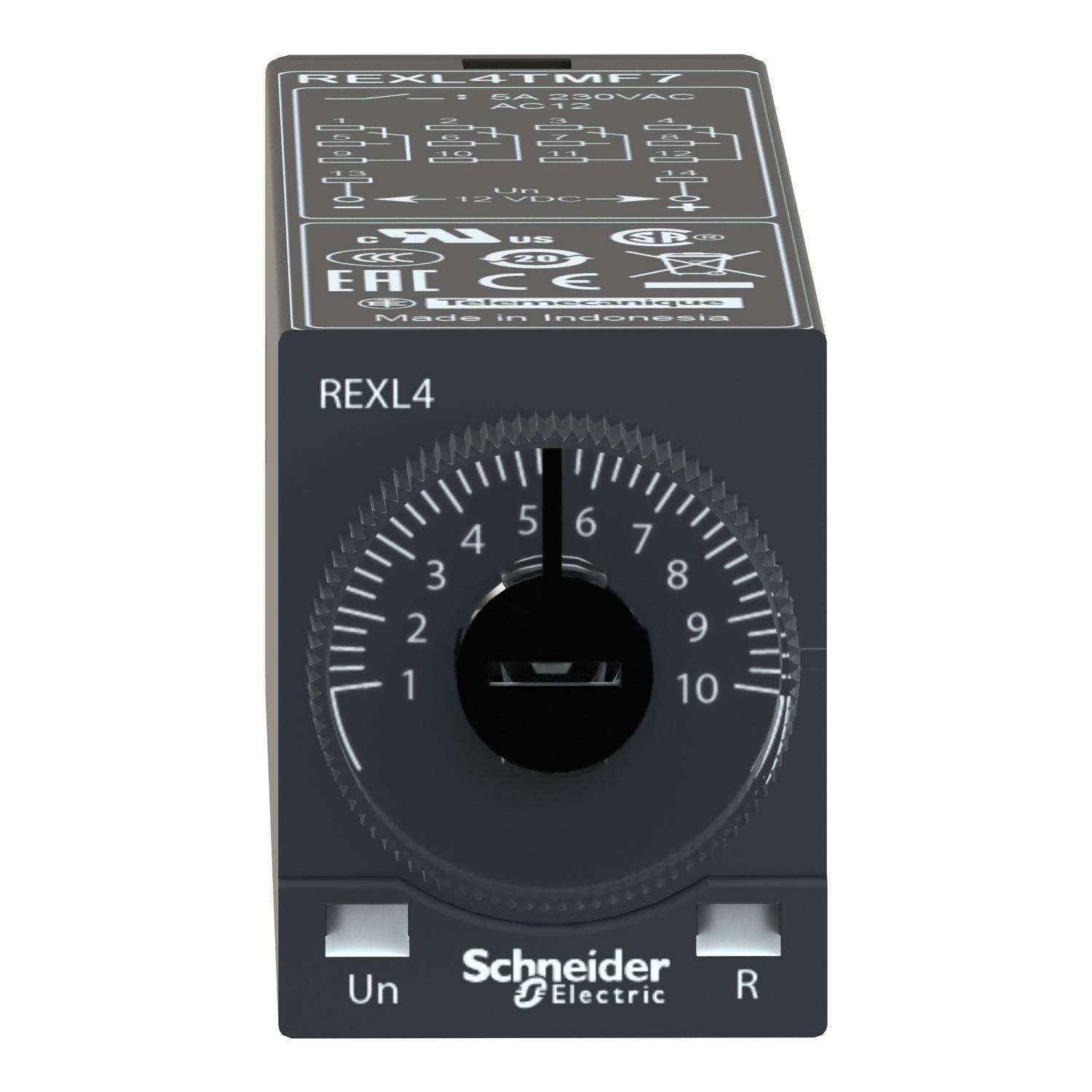 Schneider Electric REXL4TMF7 Timing Relays - Selectable Mode Operation