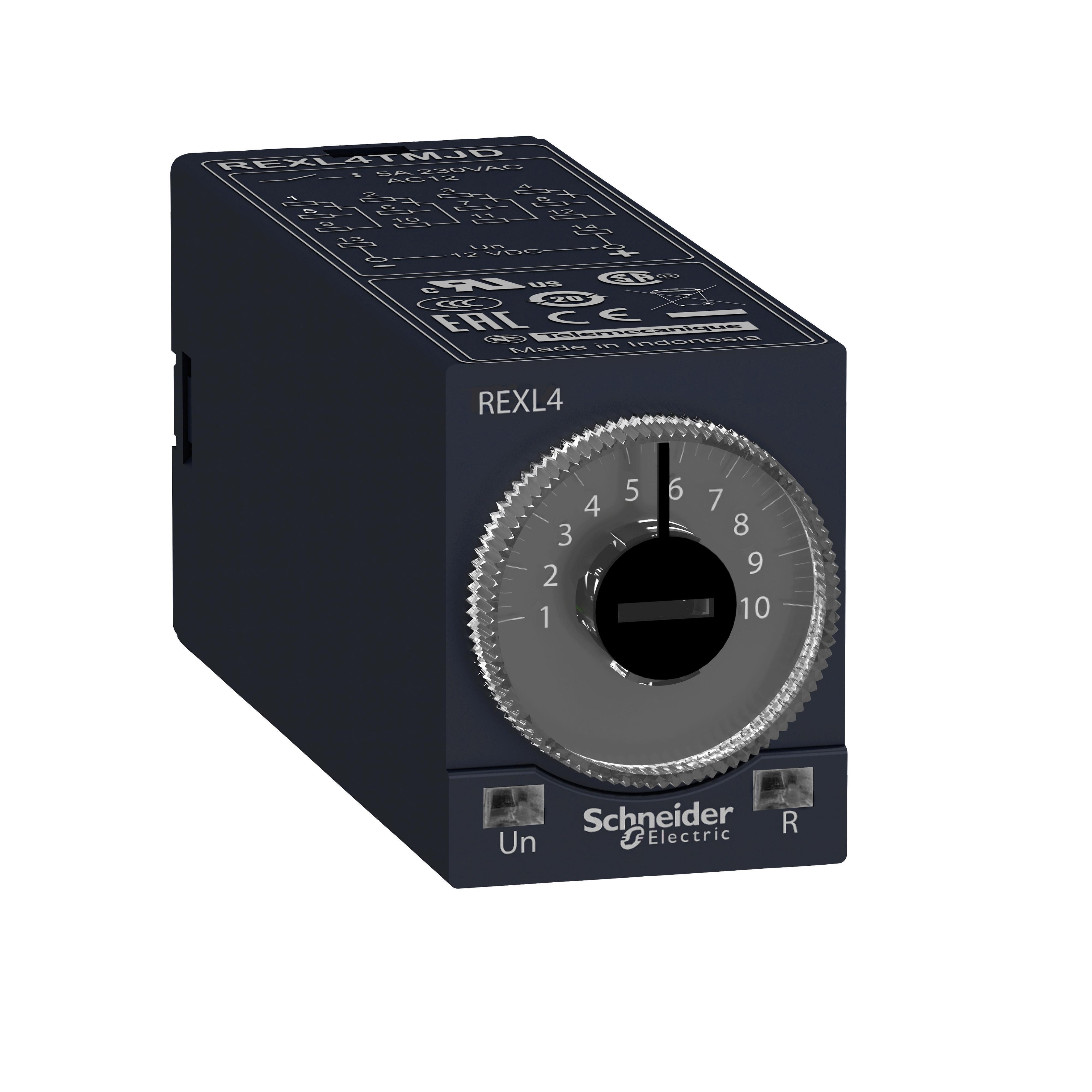 Schneider Electric REXL4TMP7 Timing Relays - Selectable Mode Operation