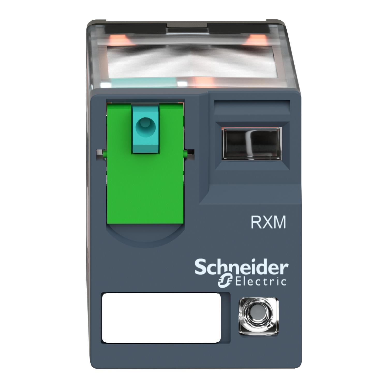Schneider Electric Square D™ Zelio™ RXM3AB2BD Miniature Relay, 10 A, 3NO-3NC 3 Form C 3PDT Contact, 24 V DC V Coil