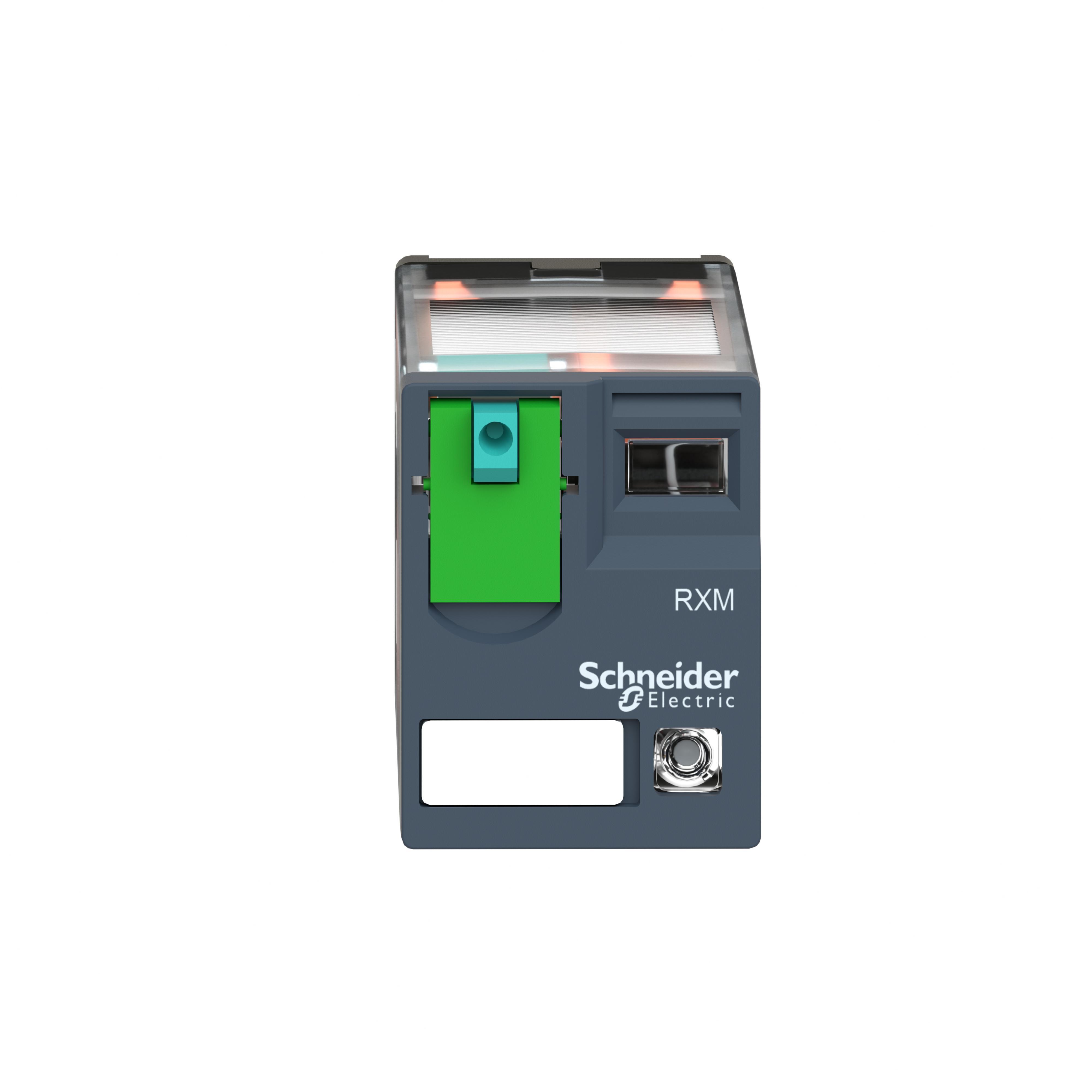 Schneider Electric Square D™ Zelio™ RXM4AB2JD Miniature Relay, 6 A, 4NO-4NC 4 Form C 4PDT Contact, 12 V DC V Coil