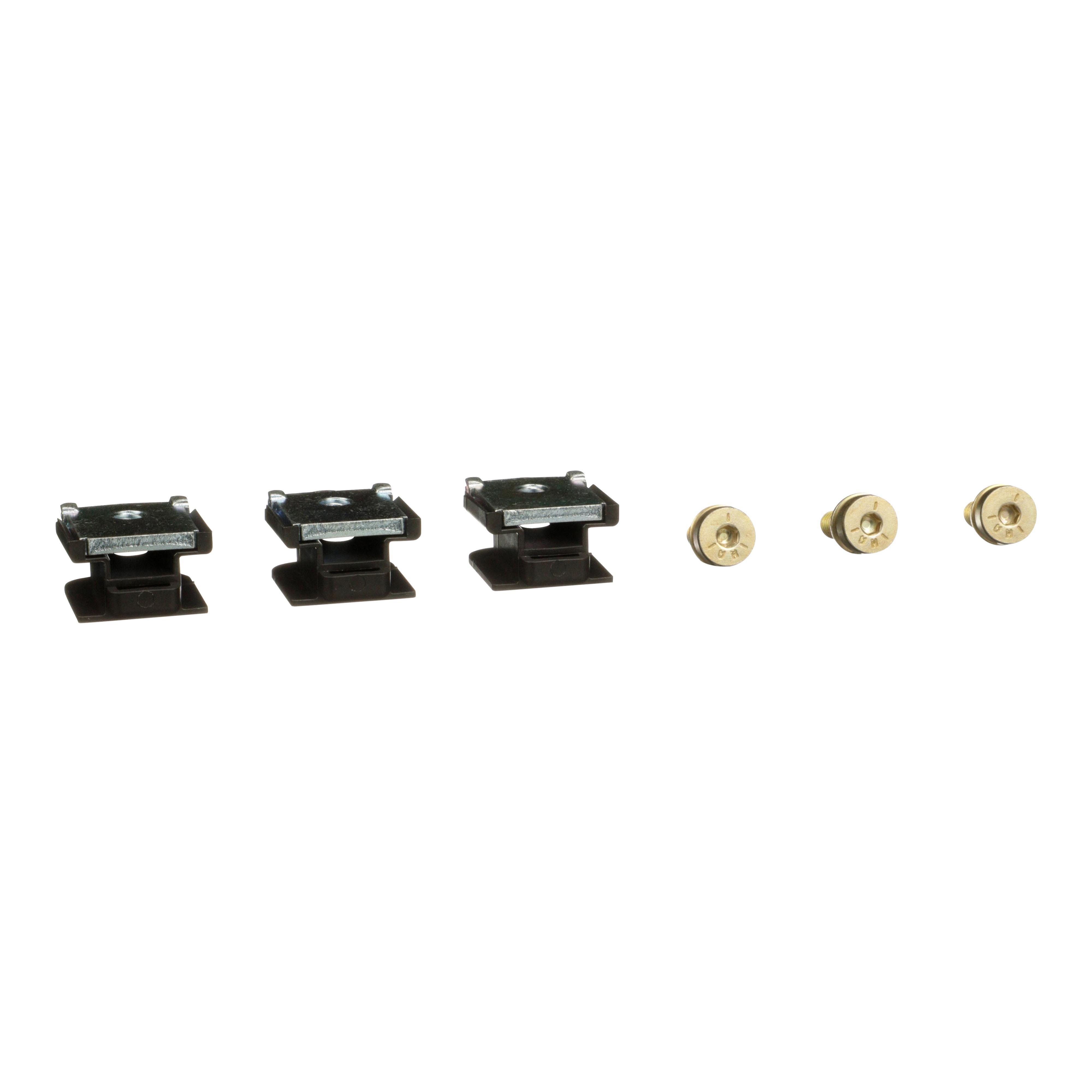Square D™ PowerPact™ S37445 Terminal Nut Insert Kit, 1/4-20, For Use With PowerPact® Multi-Standard JD, JG, JJ, JL Frame Circuit Breaker