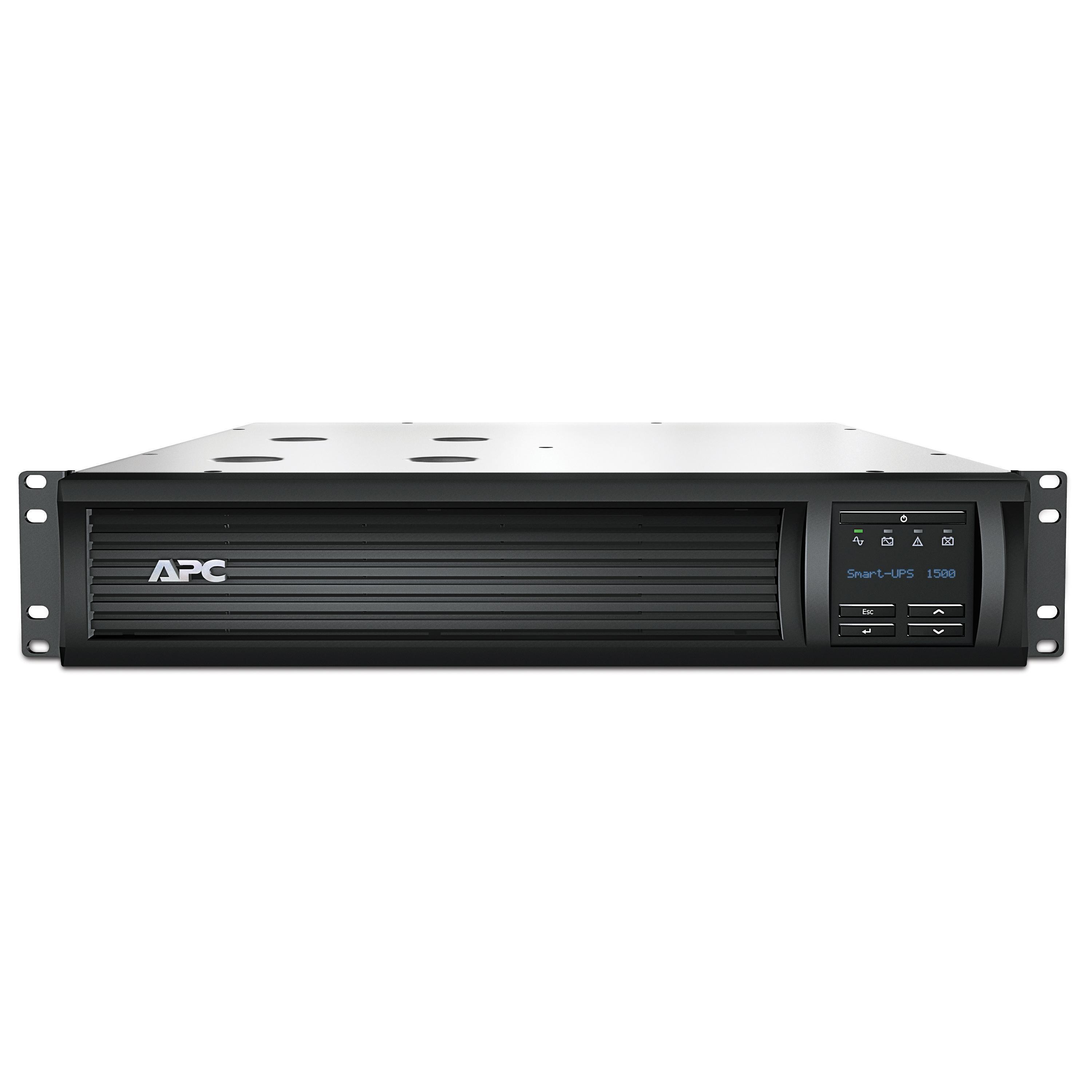 Schneider Electric SMT1500RM2UC Smart-UPS, 120 V Input, 120 V Output, 1000 W Power Rating, (6) Outlets