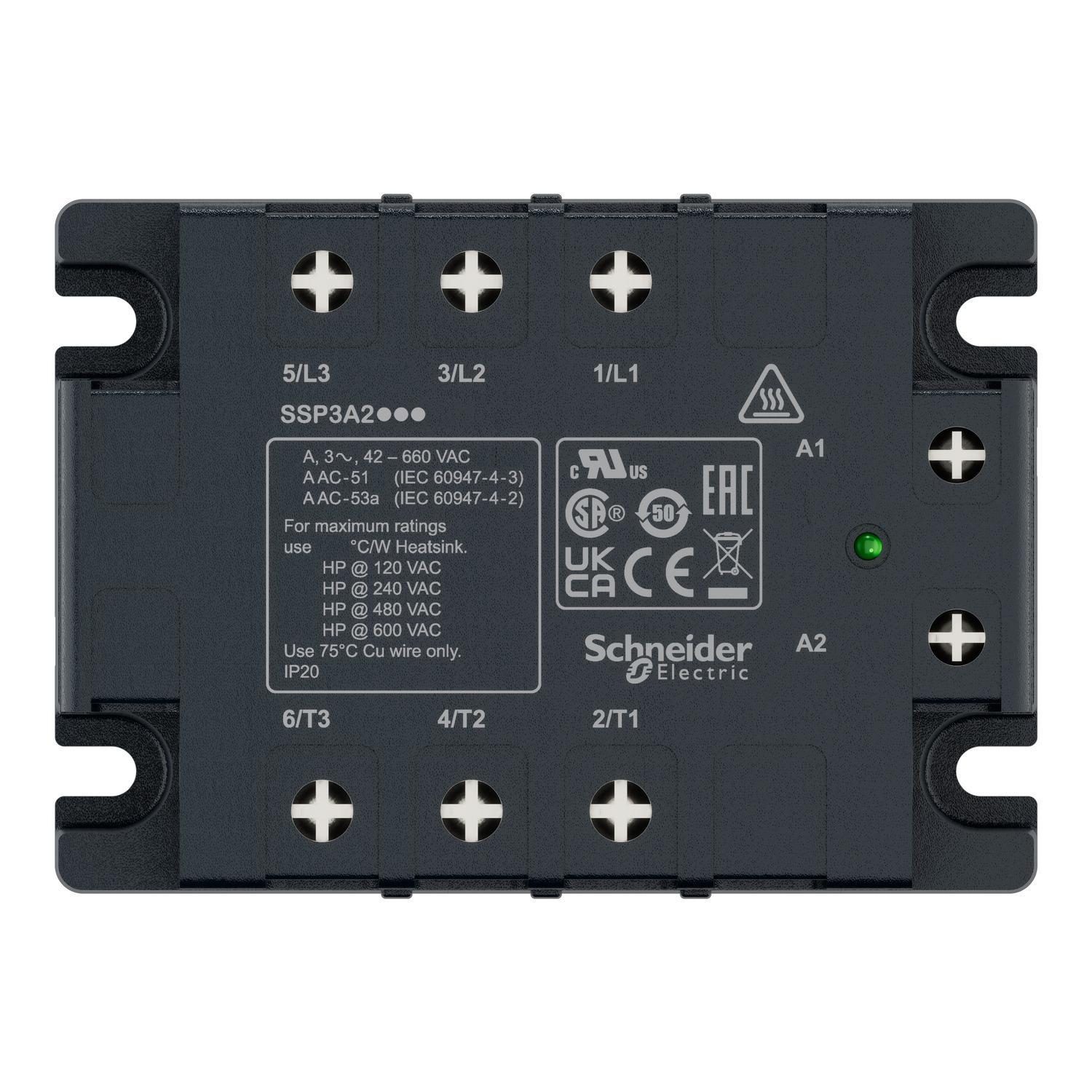 Schneider Electric SSP3A250P7RT Solid State Relays