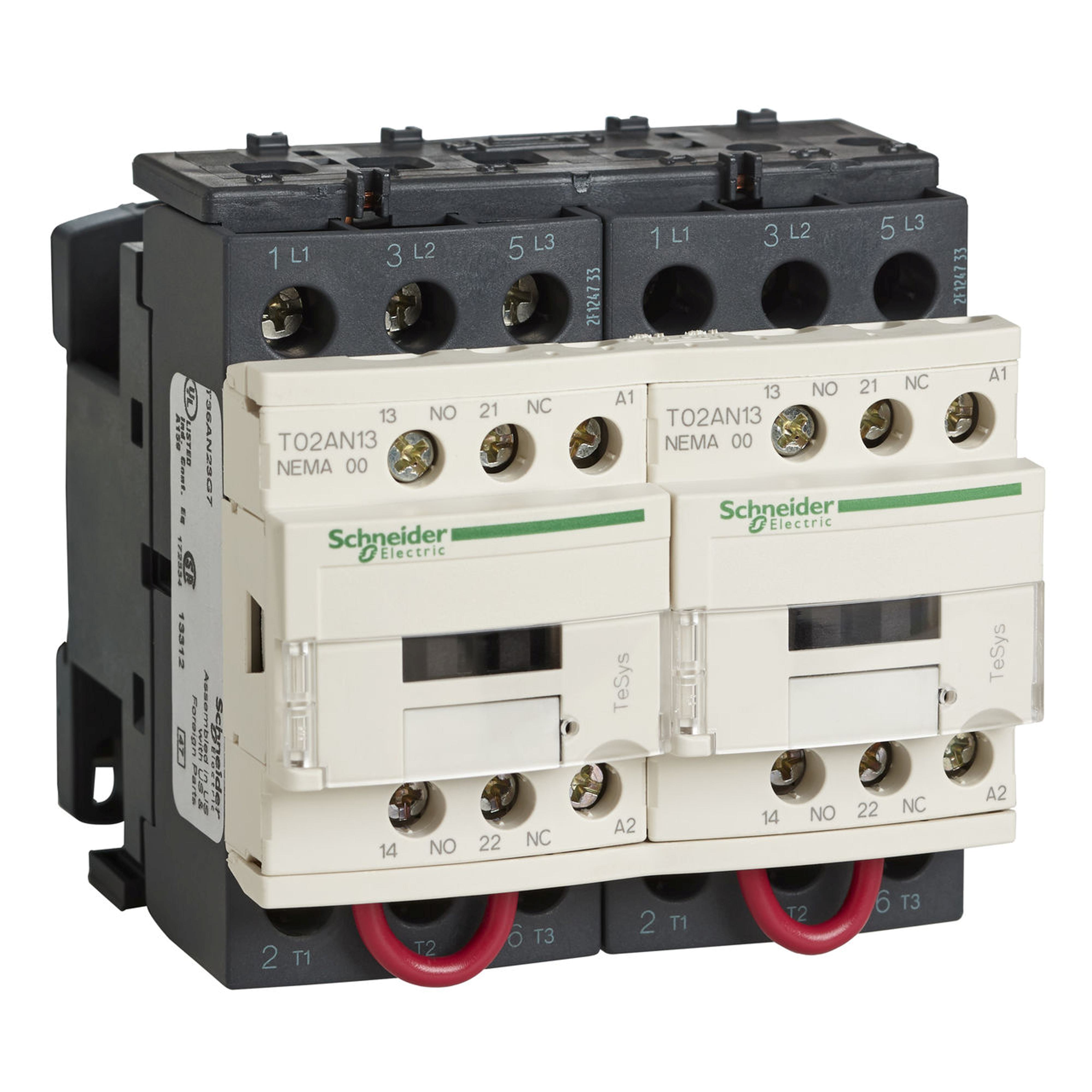 Schneider Electric T02CN23LE7 NEMA & IEC Contactors