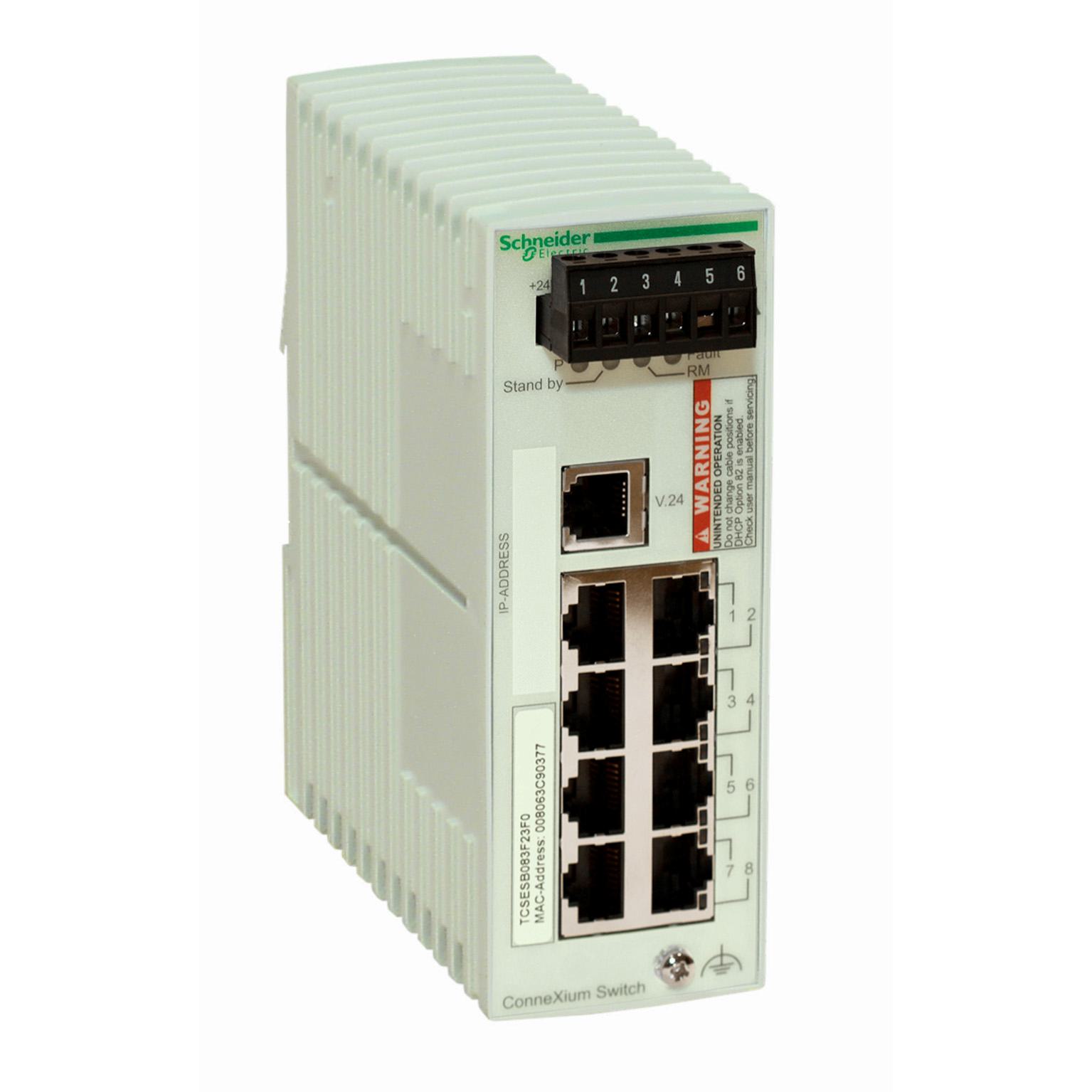 Schneider Electric TCSESB083F23F0 Network Switches
