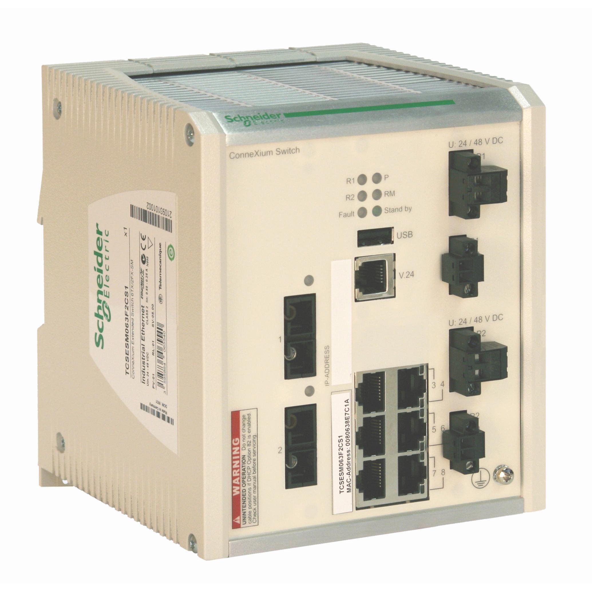 Schneider Electric TCSESM063F2CS1 Network Switch Modules