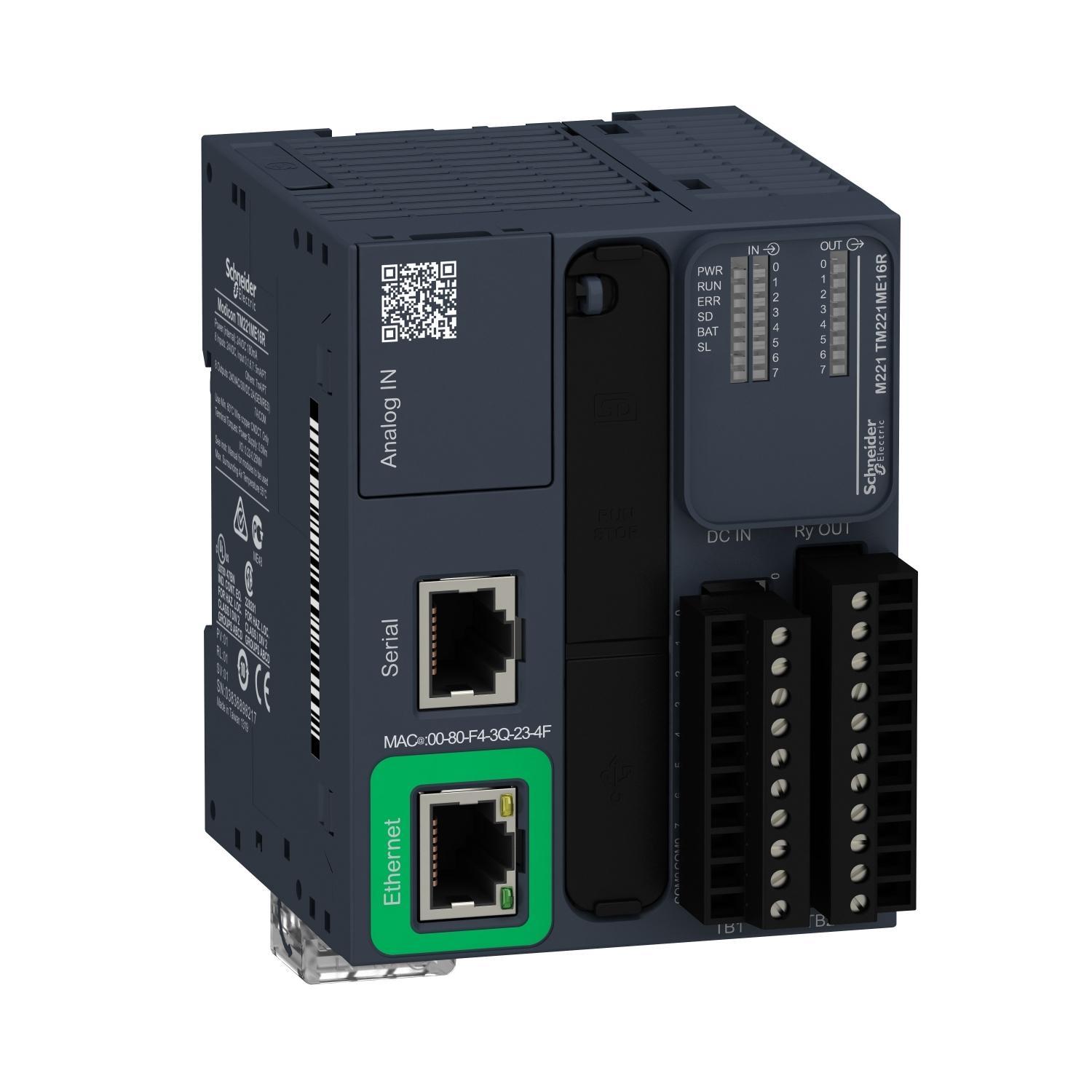 Schneider Electric TM221ME16R Programmable Logic Controllers