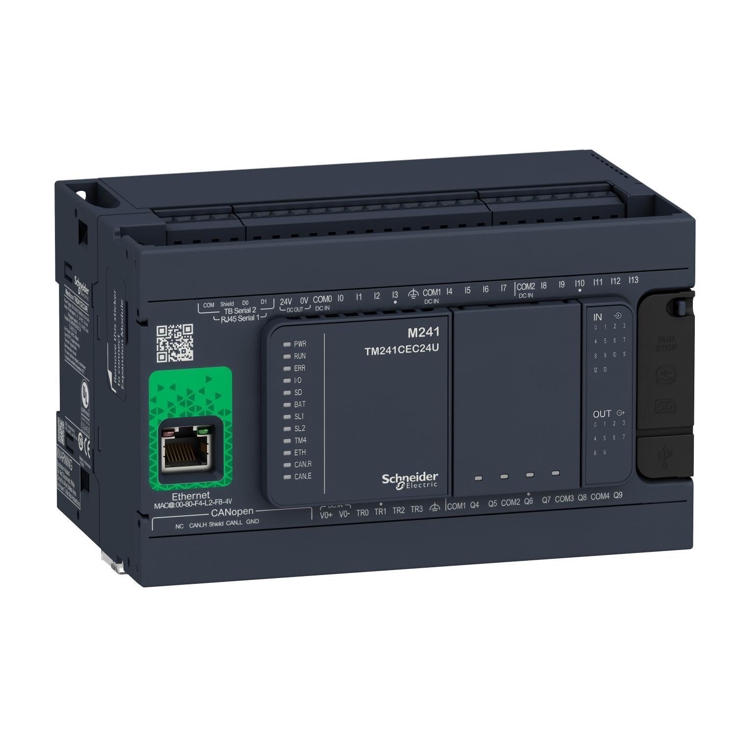 Schneider Electric TM241CEC24R Programmable Logic Controllers