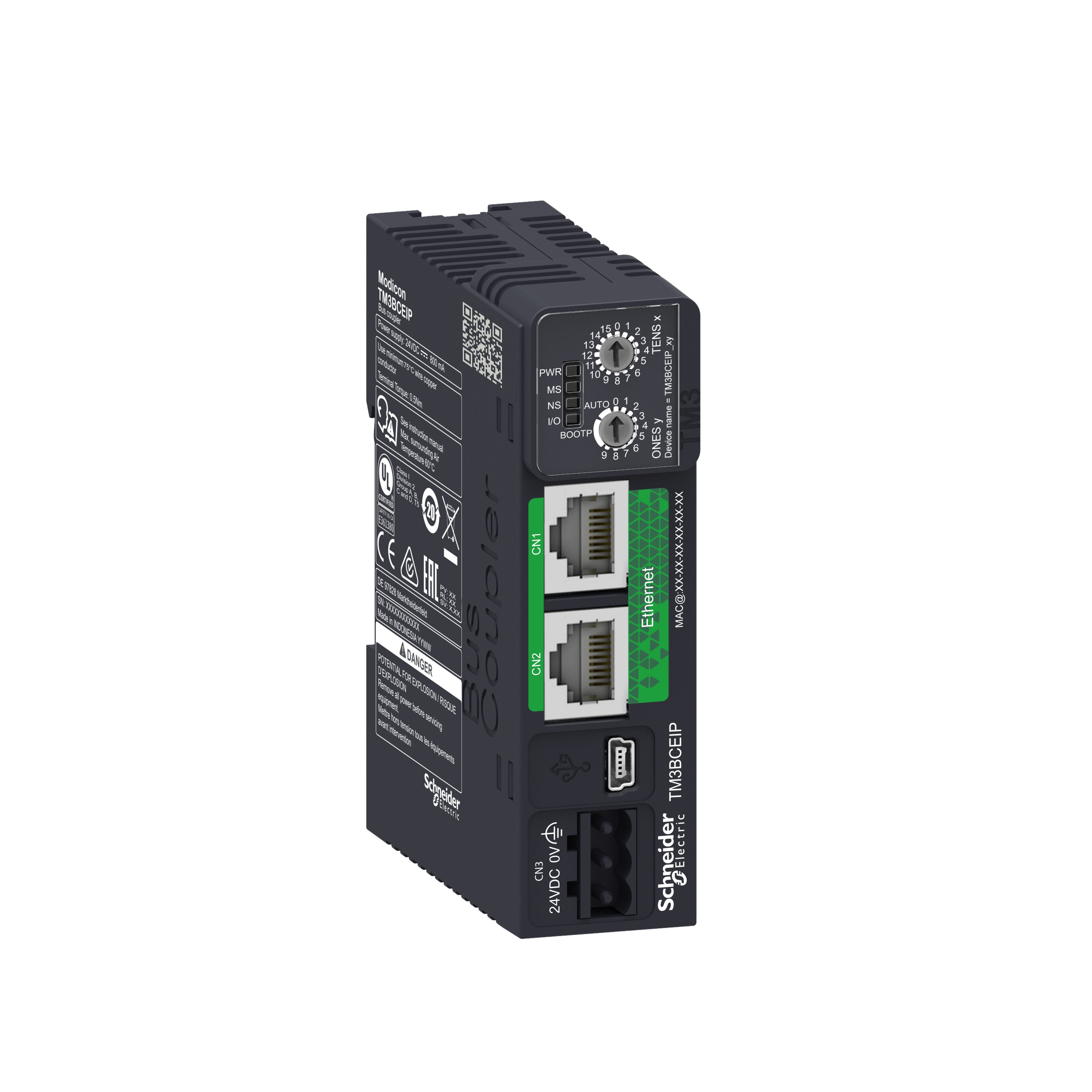 Schneider Electric TM3BCEIP PLC Analog/Digital I/O Modules