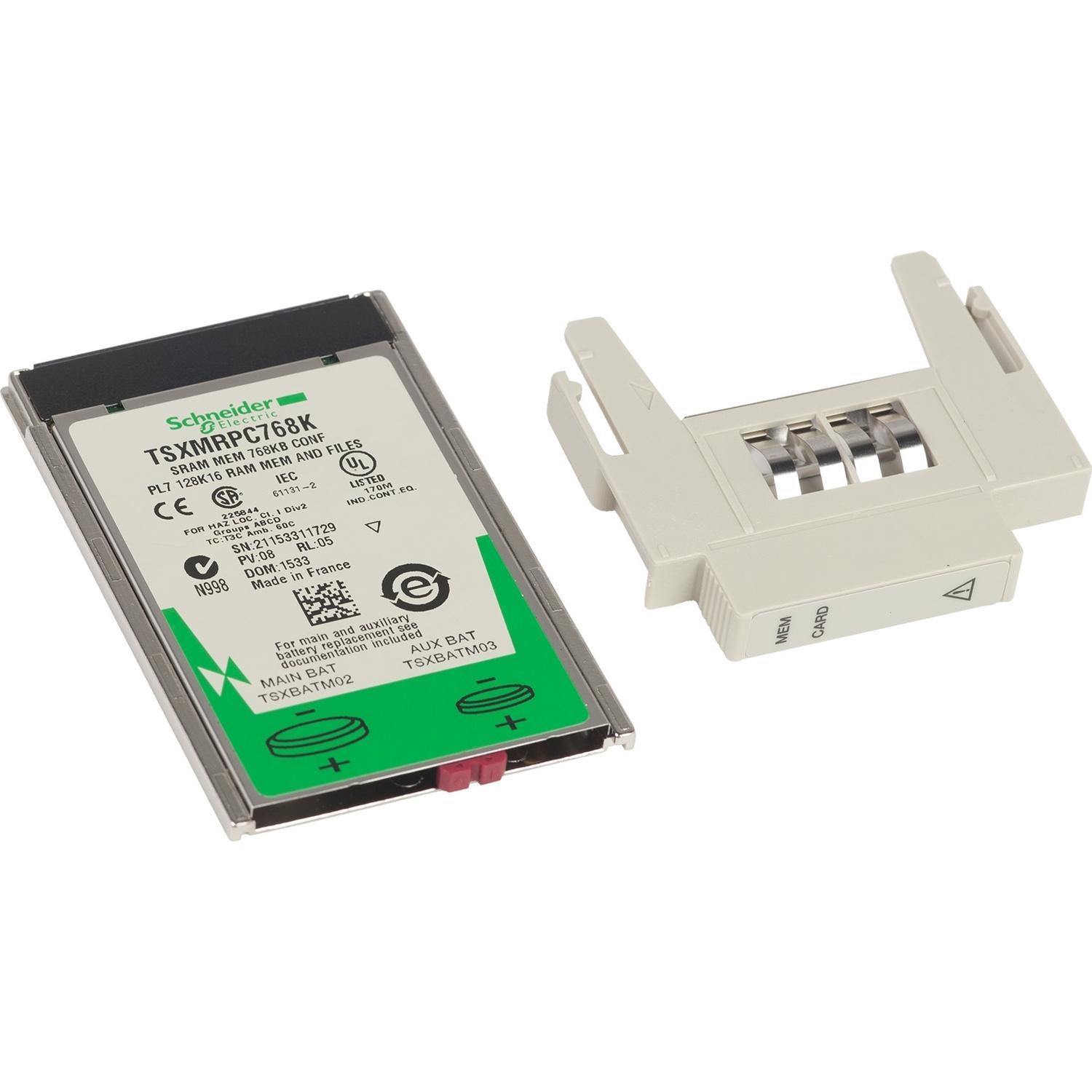 Schneider Electric TSXMRPC768K PLC Memory Devices