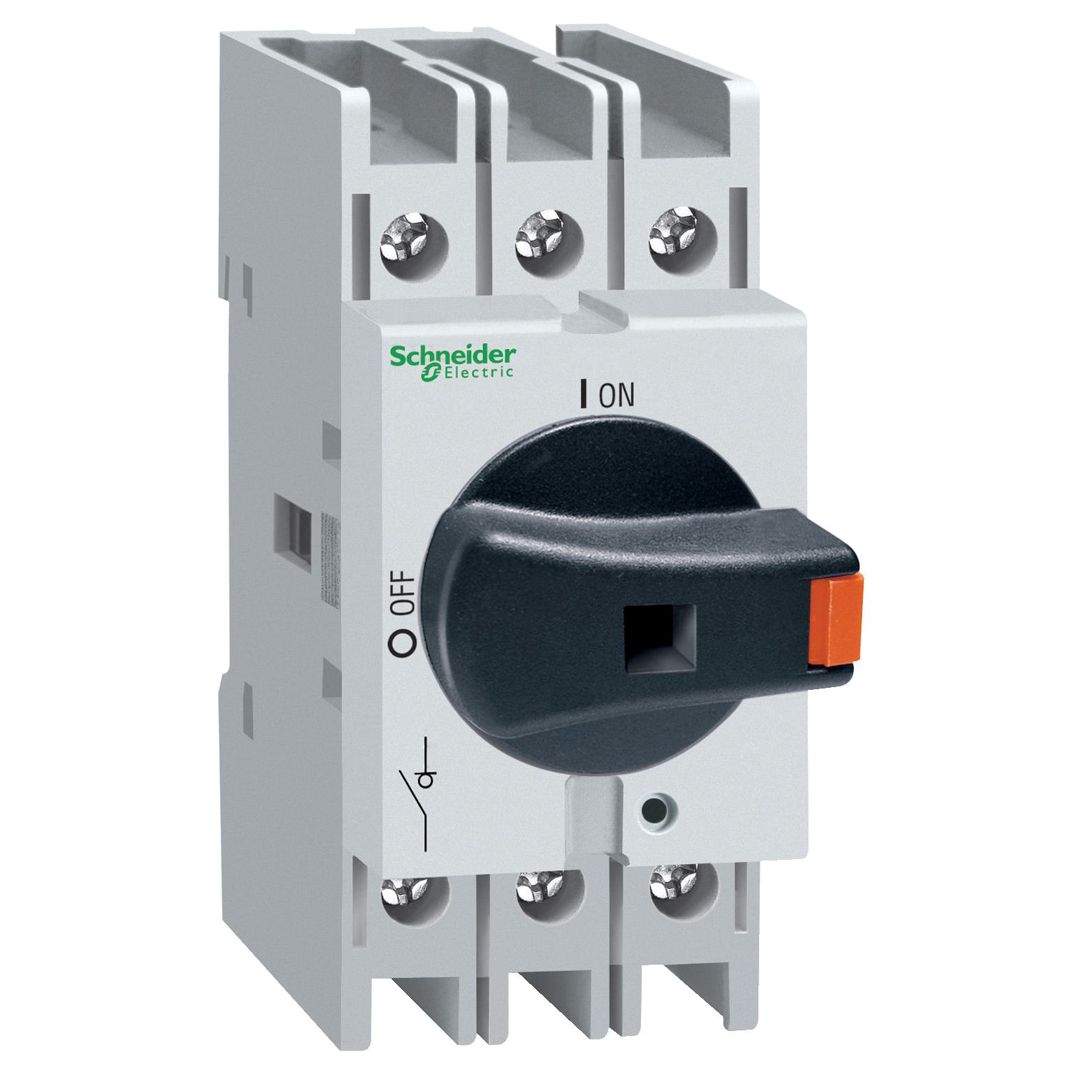 Schneider Electric TeSys™ Vario™ LS VLS3P025R1 AC High Performance Switch Body Disconnector, 690 V AC, 25 A, 3NO 3 Form A Contact, 3 Poles