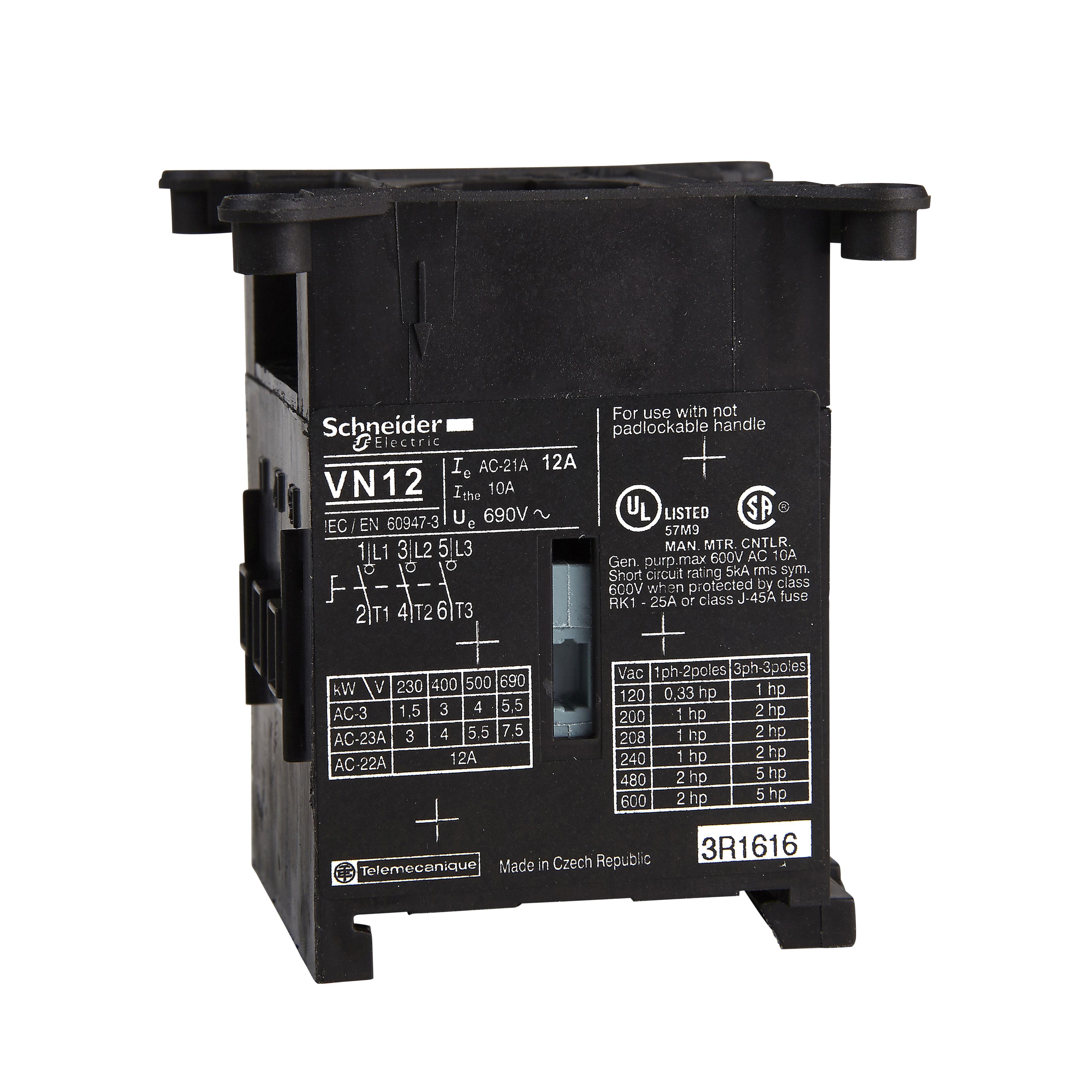 Schneider Electric VN12 Safety/Disconnect Miscellaneous Accessories