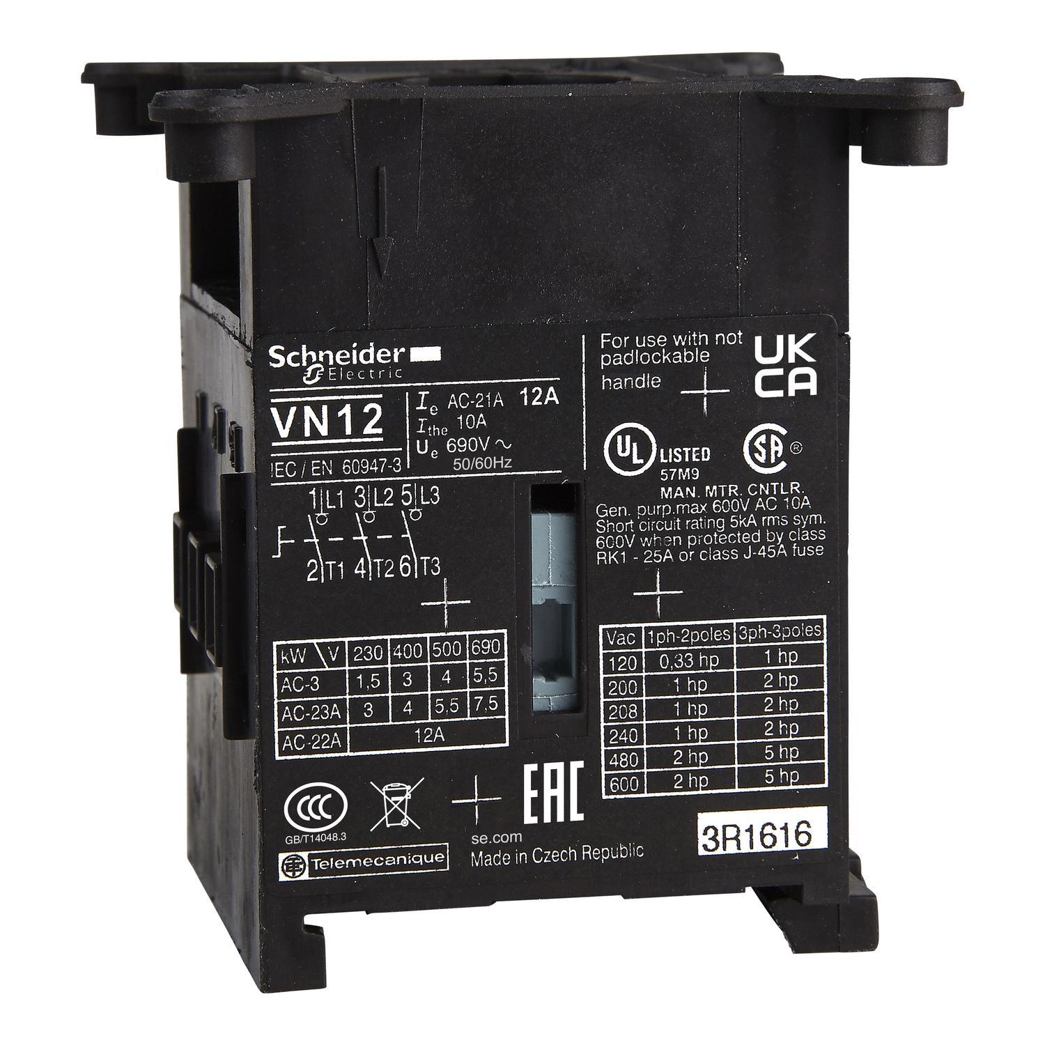 Schneider Electric VN20 Safety/Disconnect Miscellaneous Accessories