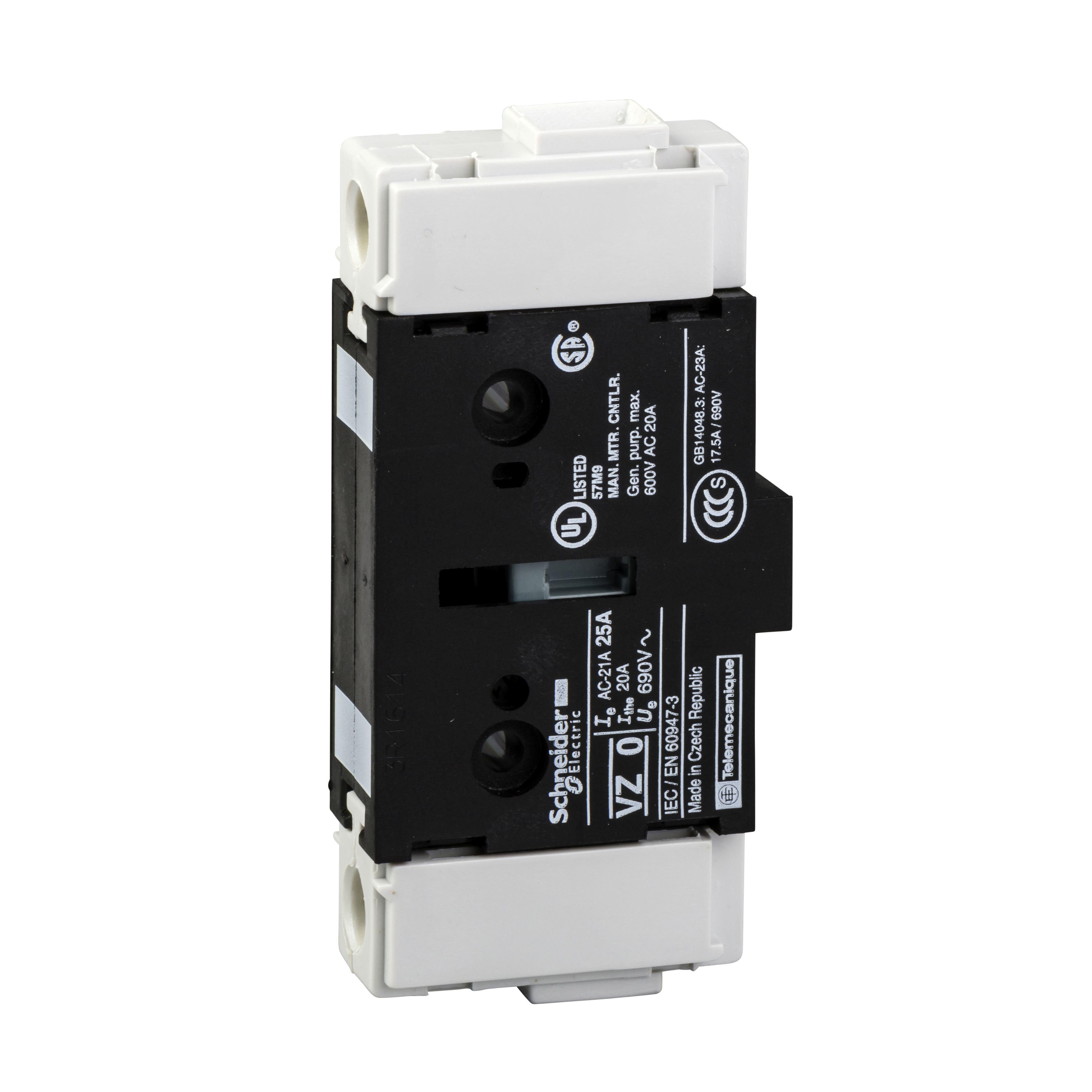 Schneider Electric VZ0 Safety/Disconnect Add on Power Poles