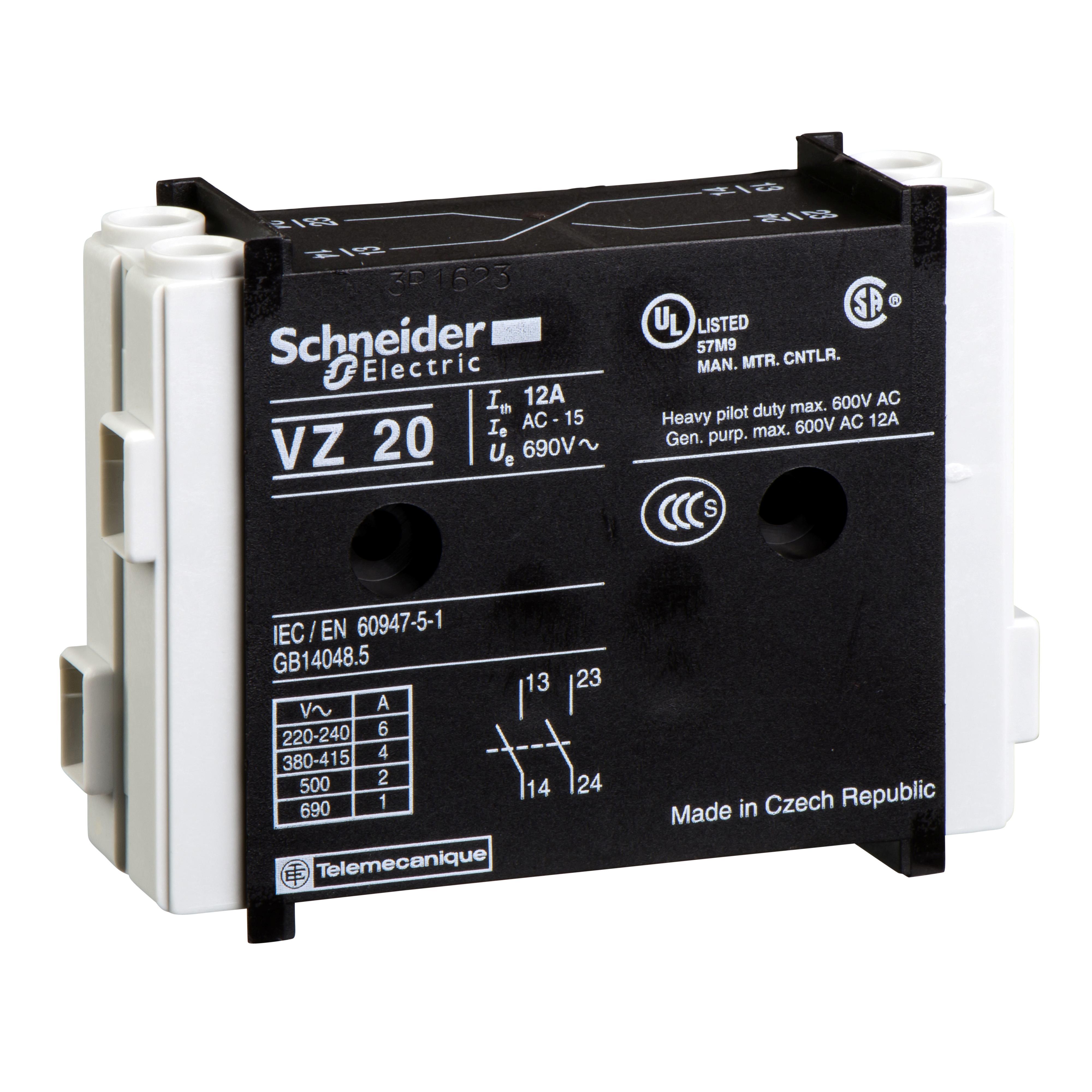 Schneider Electric VZ7 Auxiliary Contacts