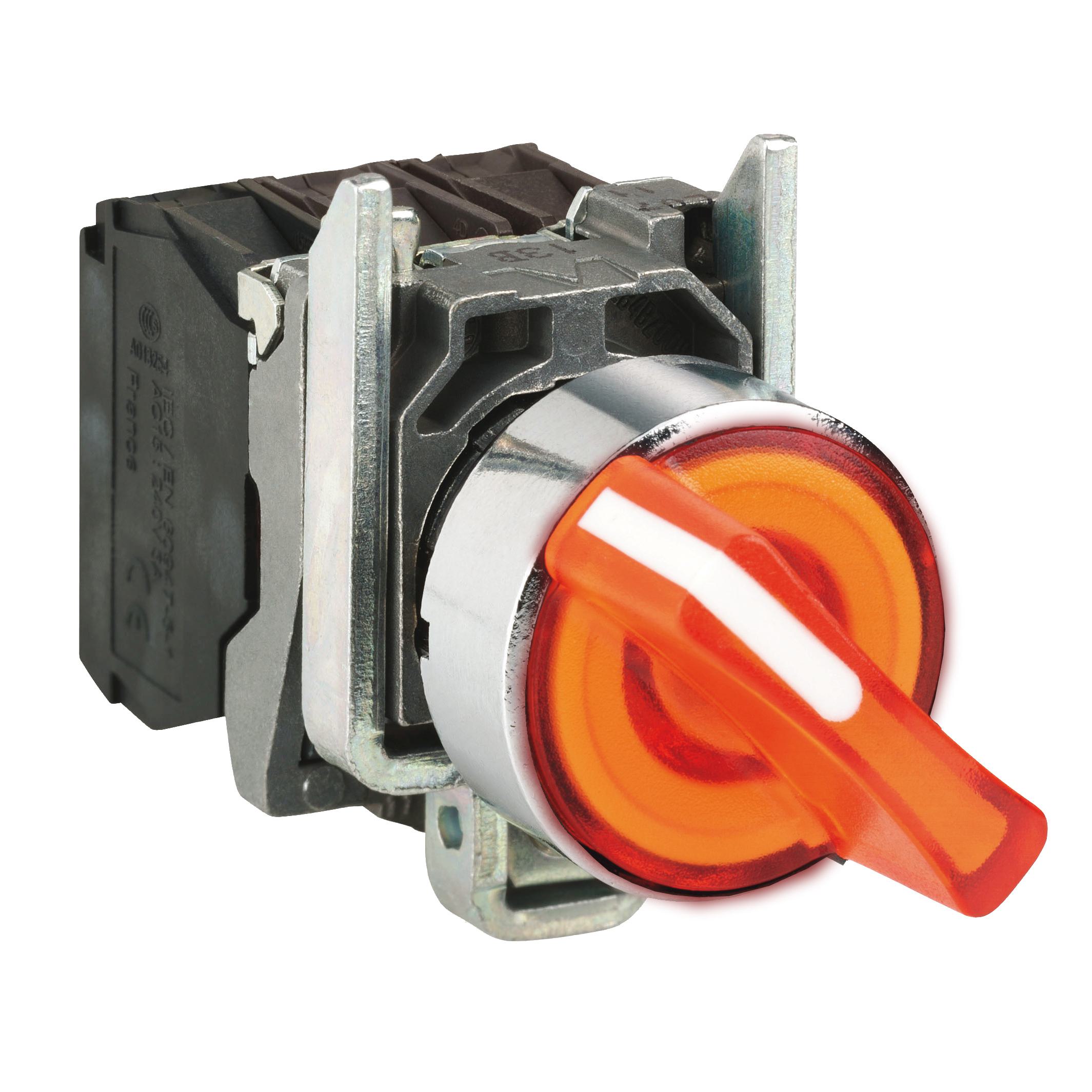 Schneider Electric XB4BK125G5 Illuminated Selector Switches
