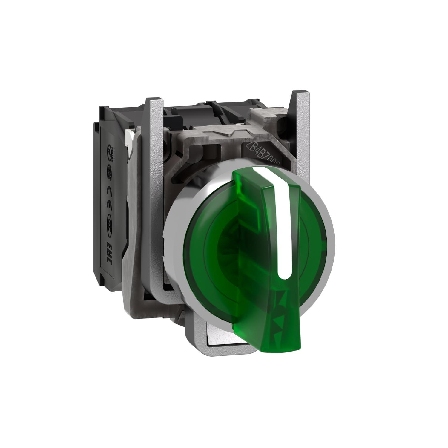 Schneider Electric XB4BK133G5 Illuminated Selector Switches