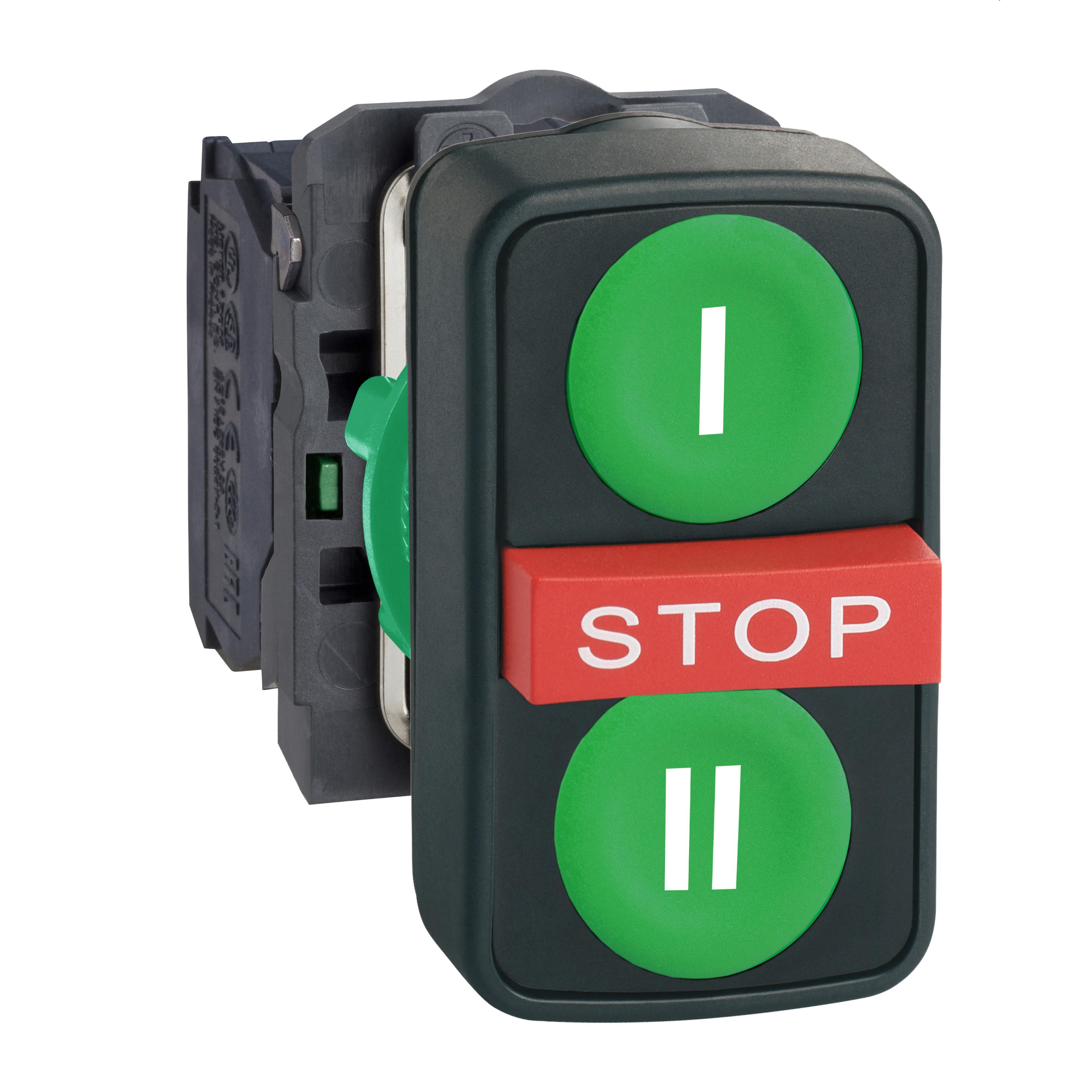 Schneider Electric XB5AA731327 Non-Illuminated Pushbuttons